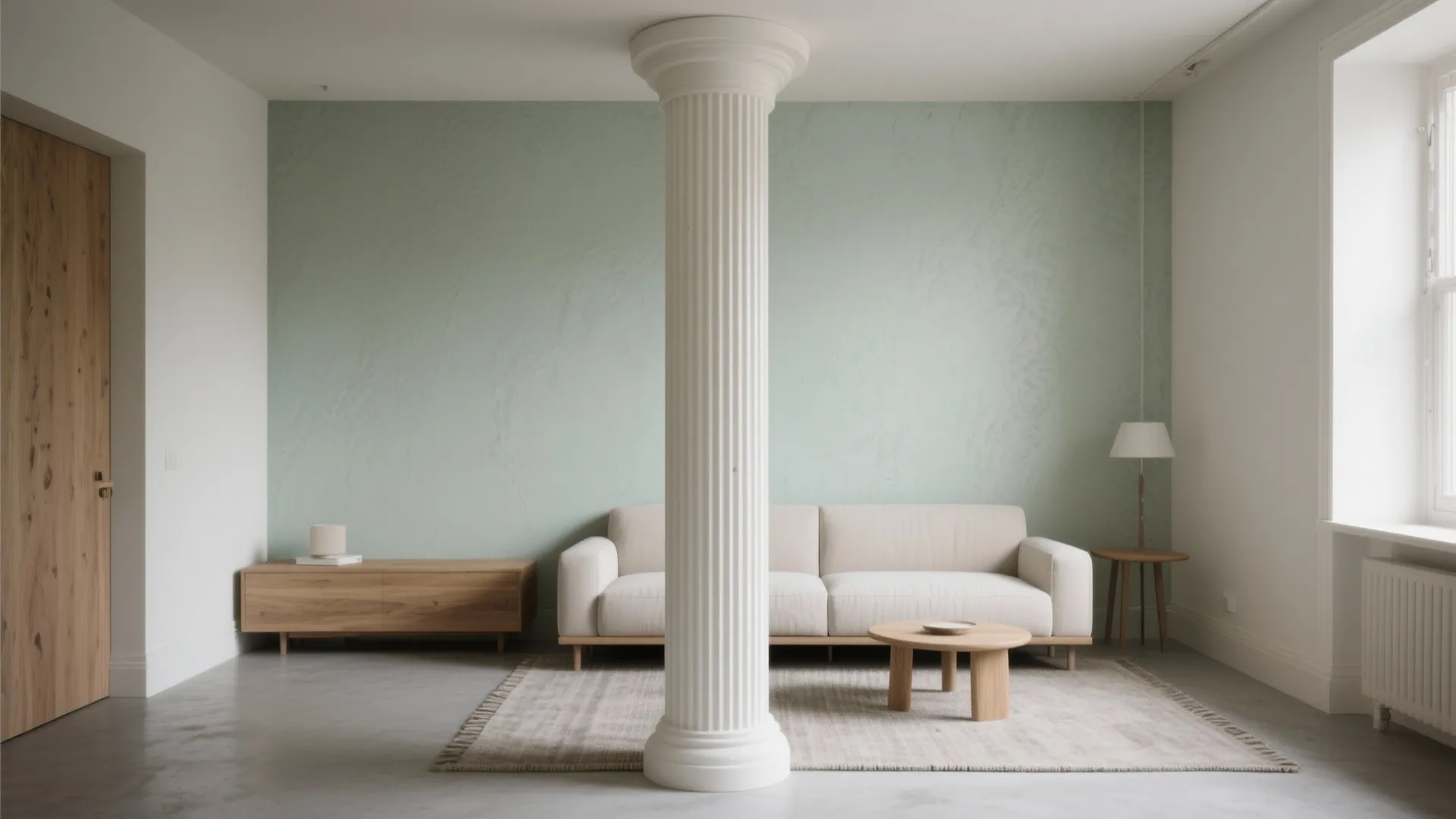 1) Fluted, Paneled, or Limewashed: Make the Pillar the Hero