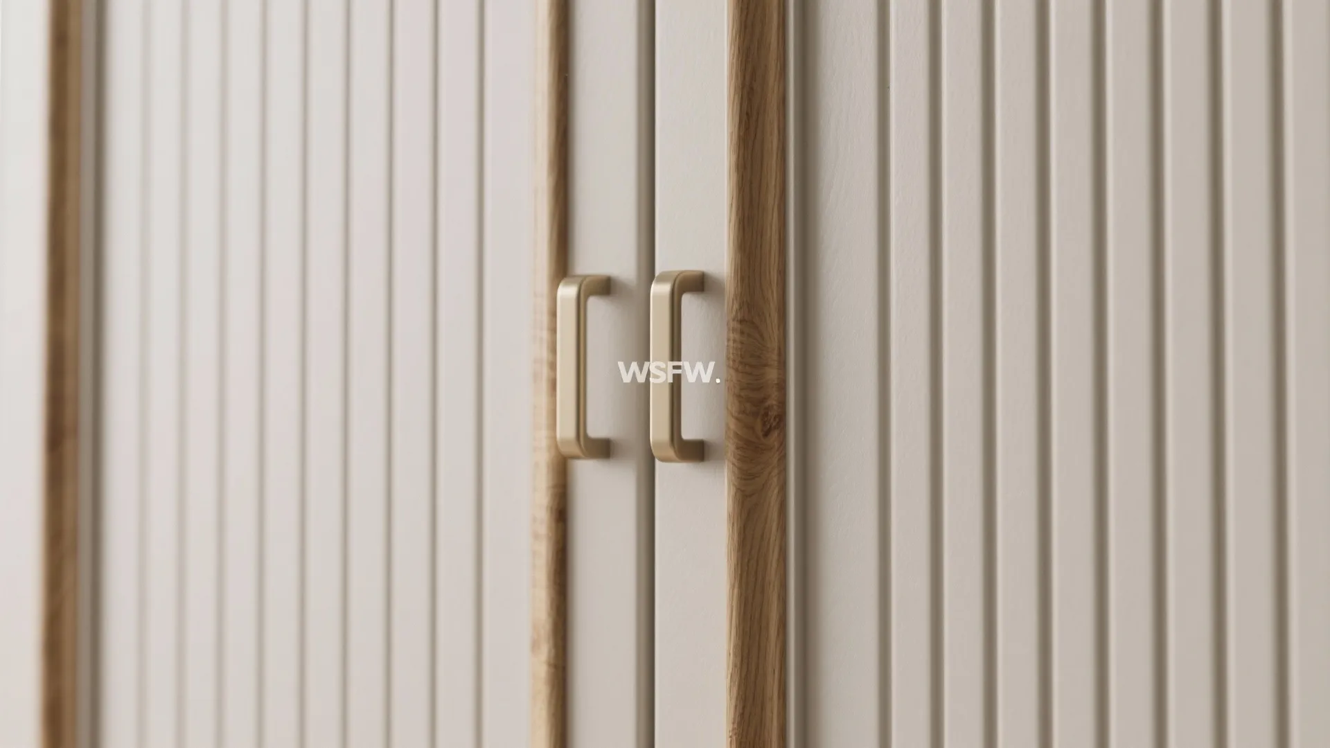 1) Minimal storage walls that hide more than they show