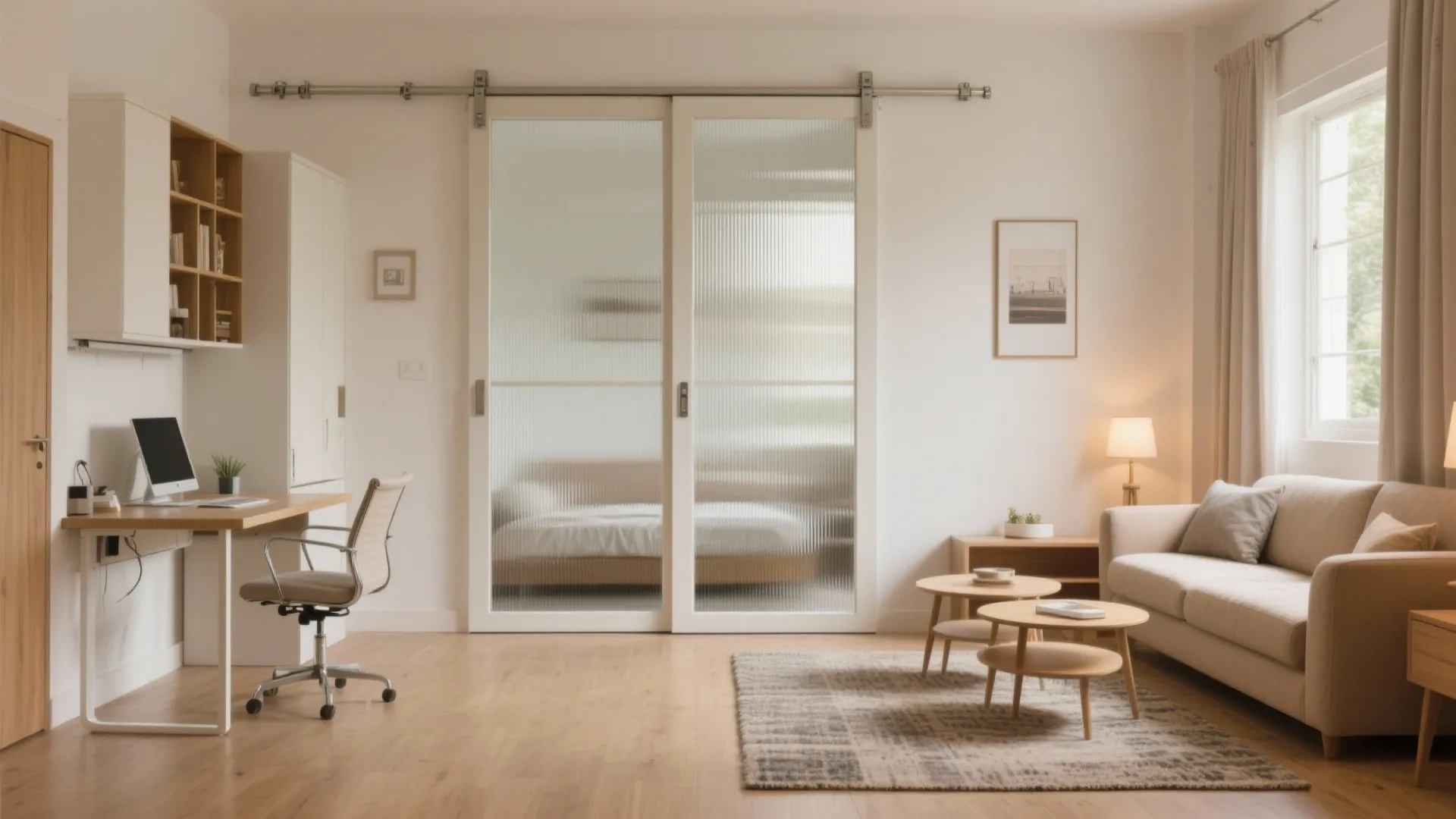 3) Sliding Partitions and Multi-Use Living