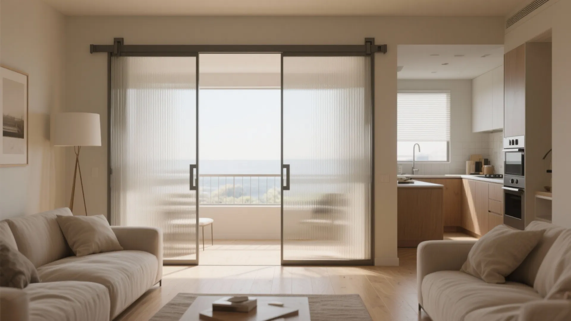 Glass partitions and sliding doors for breathable boundaries