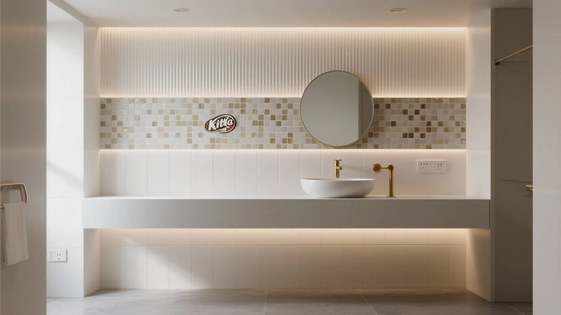 4) 3D Fluted and Kit-Kat Tiles for Tactile Walls