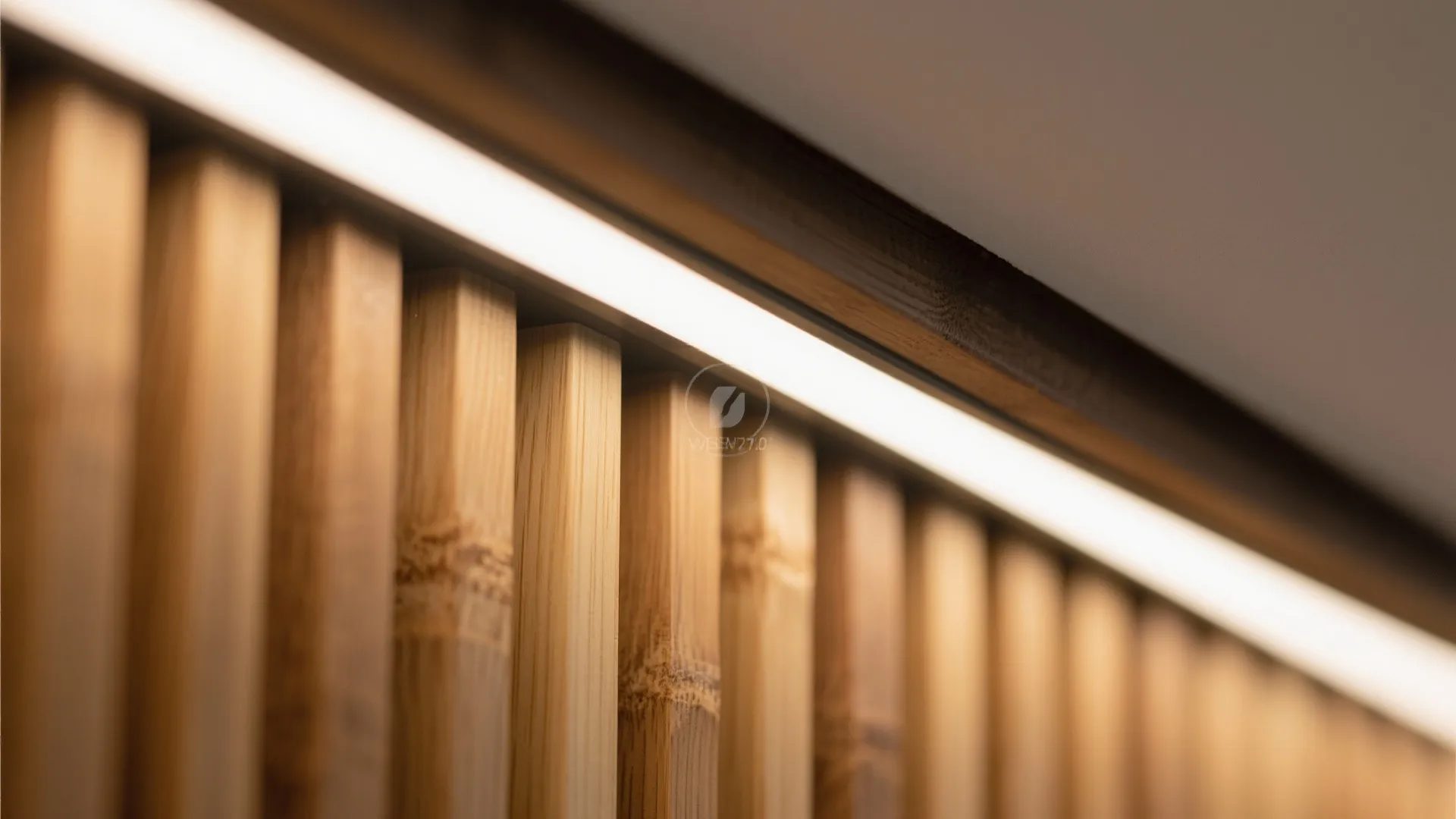 Fluted Wood Cladding With Concealed LED Grazing