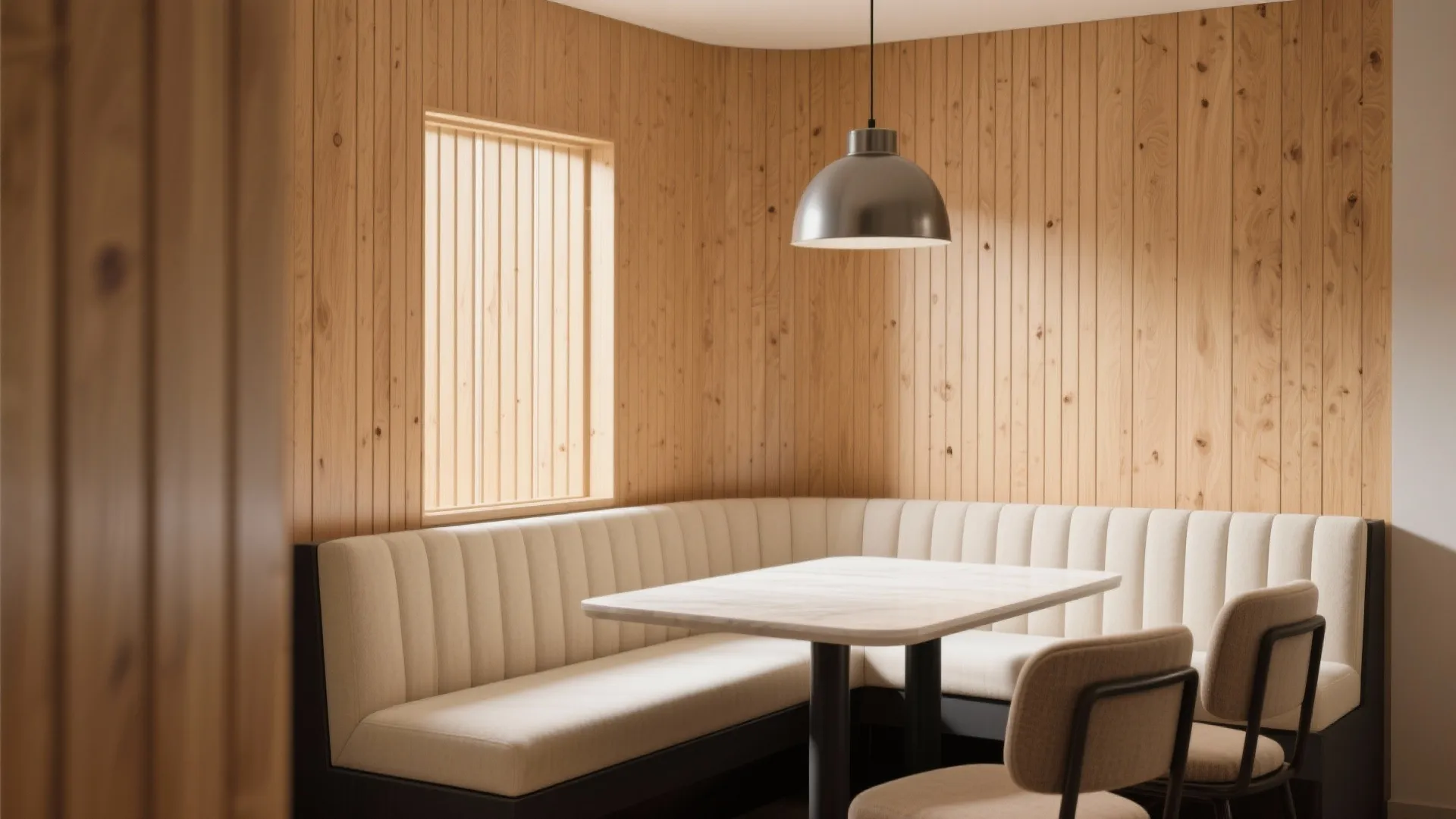 Fluted Wood Paneling and Slatted Feature Walls