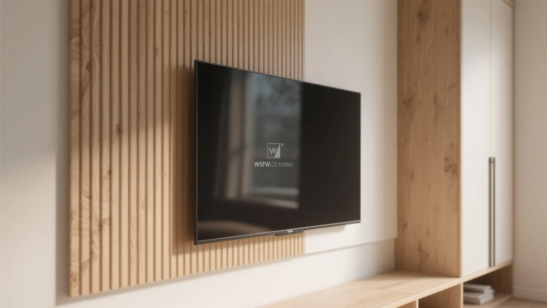 Warm wood elements for comfort and acoustic calm