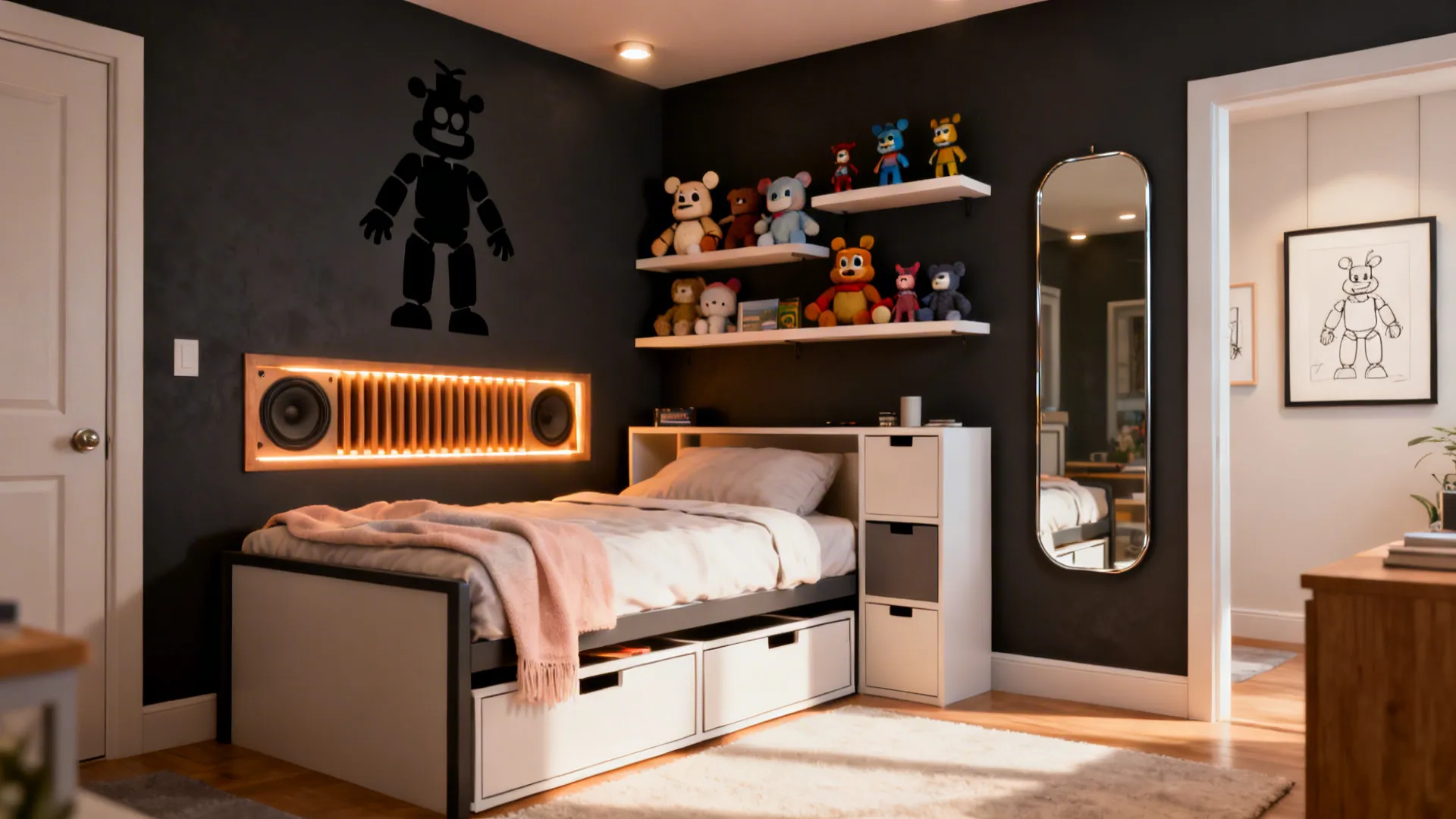 5 Small-Space Ideas for Five Nights at Freddy’s Room Decor