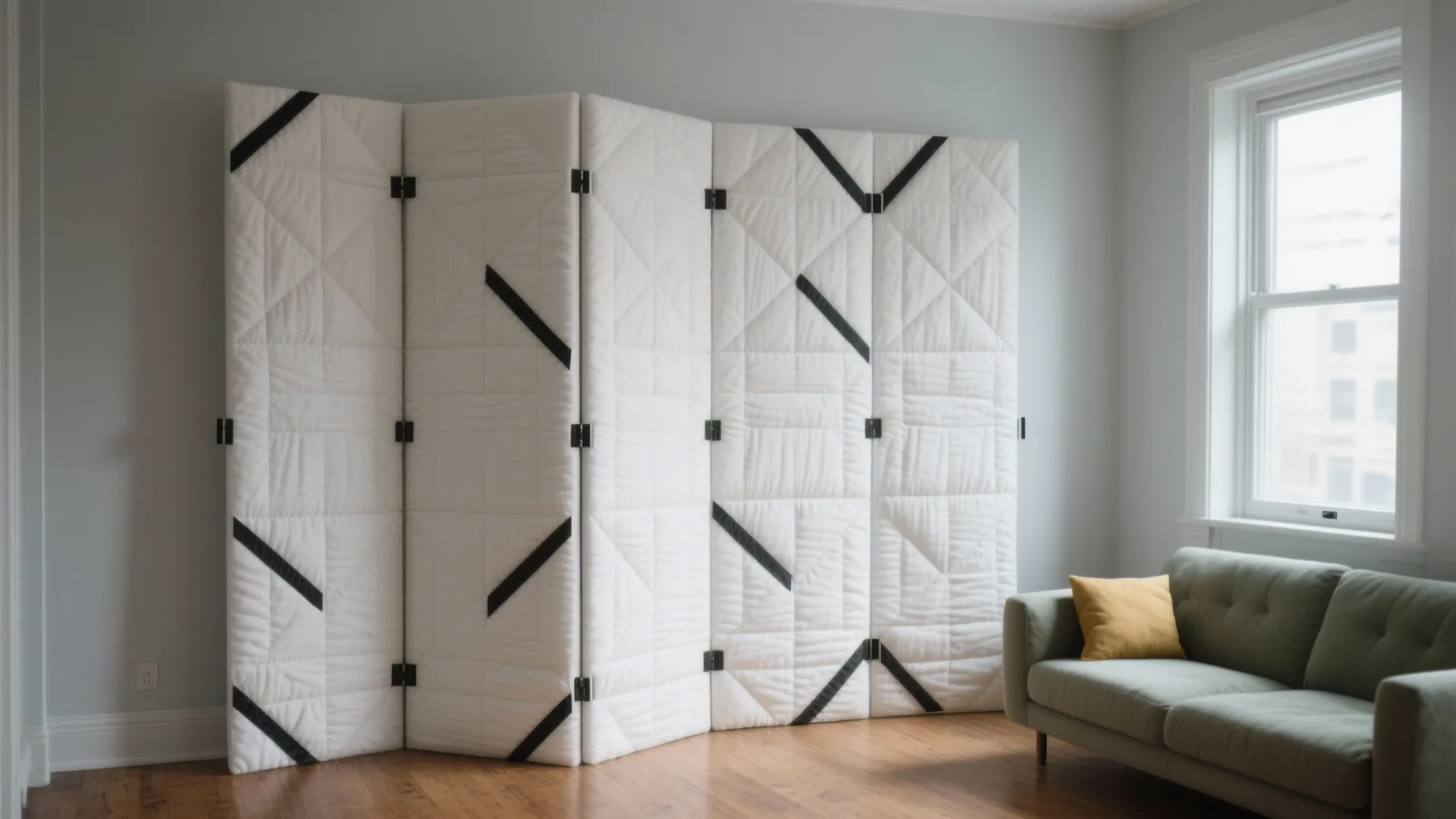 Foldable Foam Panels with Flannel