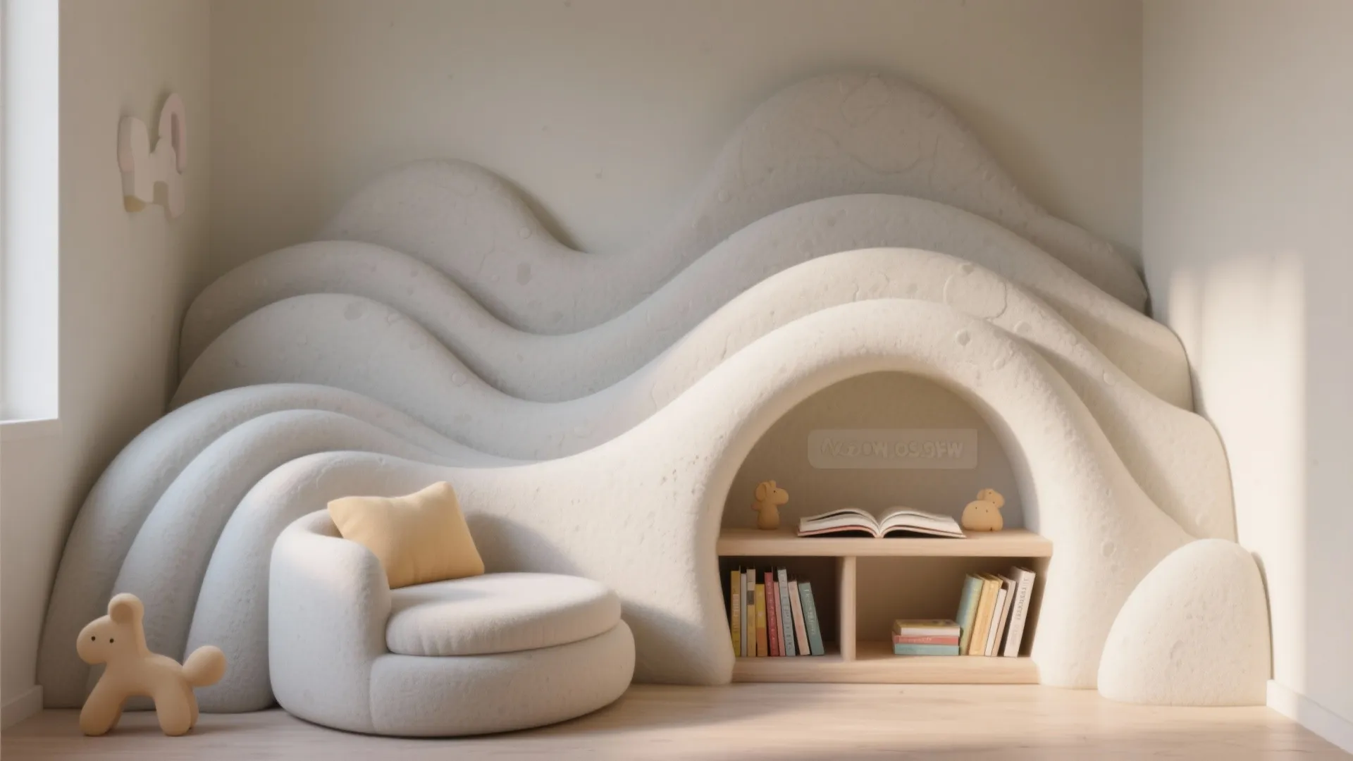 Sculpted Relief Wall Art in Foam