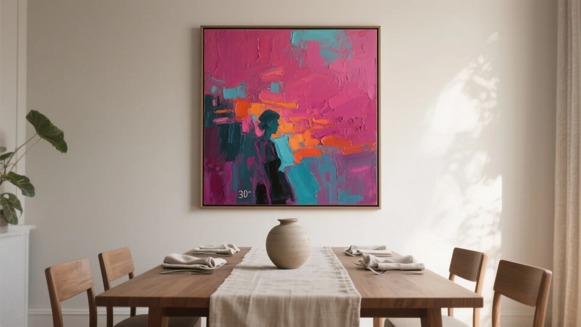 30 x 30 Canvas Art: 5 Dining Room Ideas: How I use a single 30 x 30 canvas to transform a dining room — practical tips from a decade of small-space design