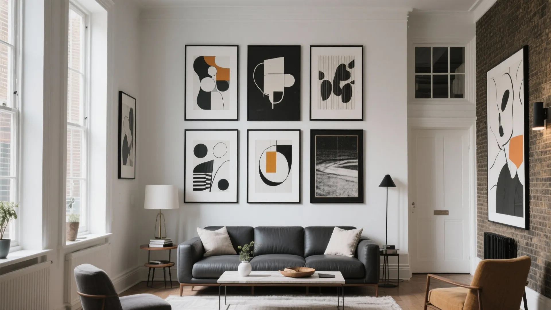 6. Create a Focal Point with Art or a Fireplace