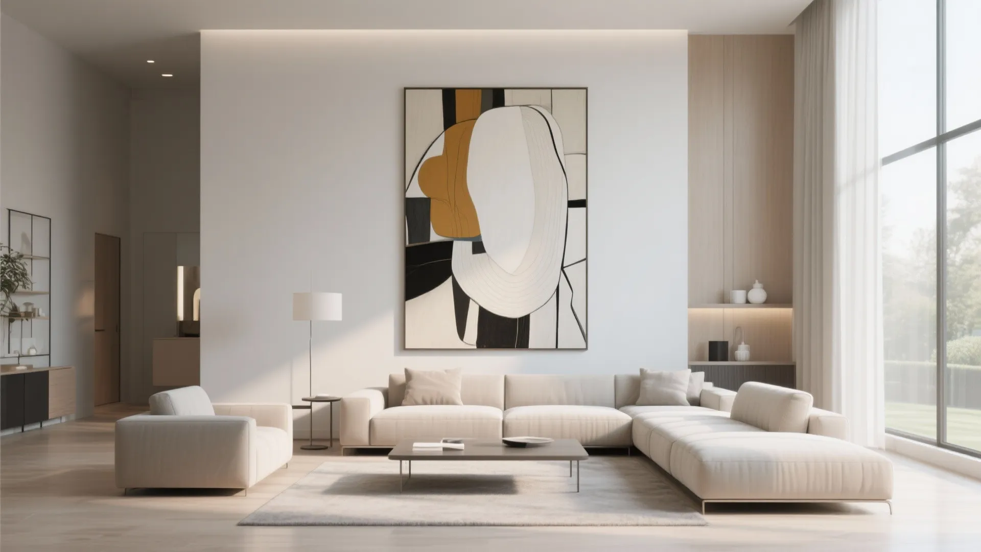 9. Focal Point Art Wall