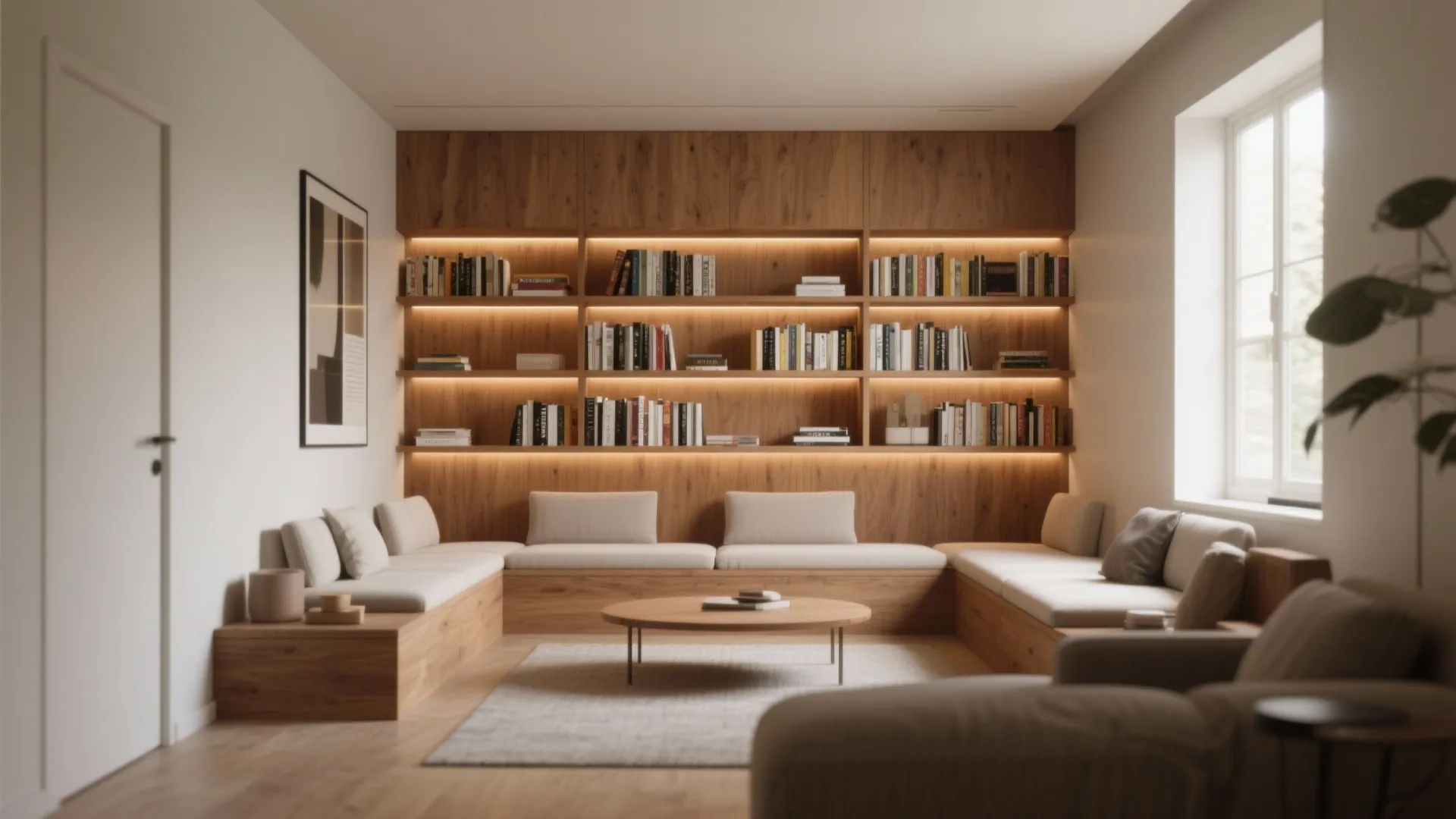 1. Anchor the room with a clear focal point