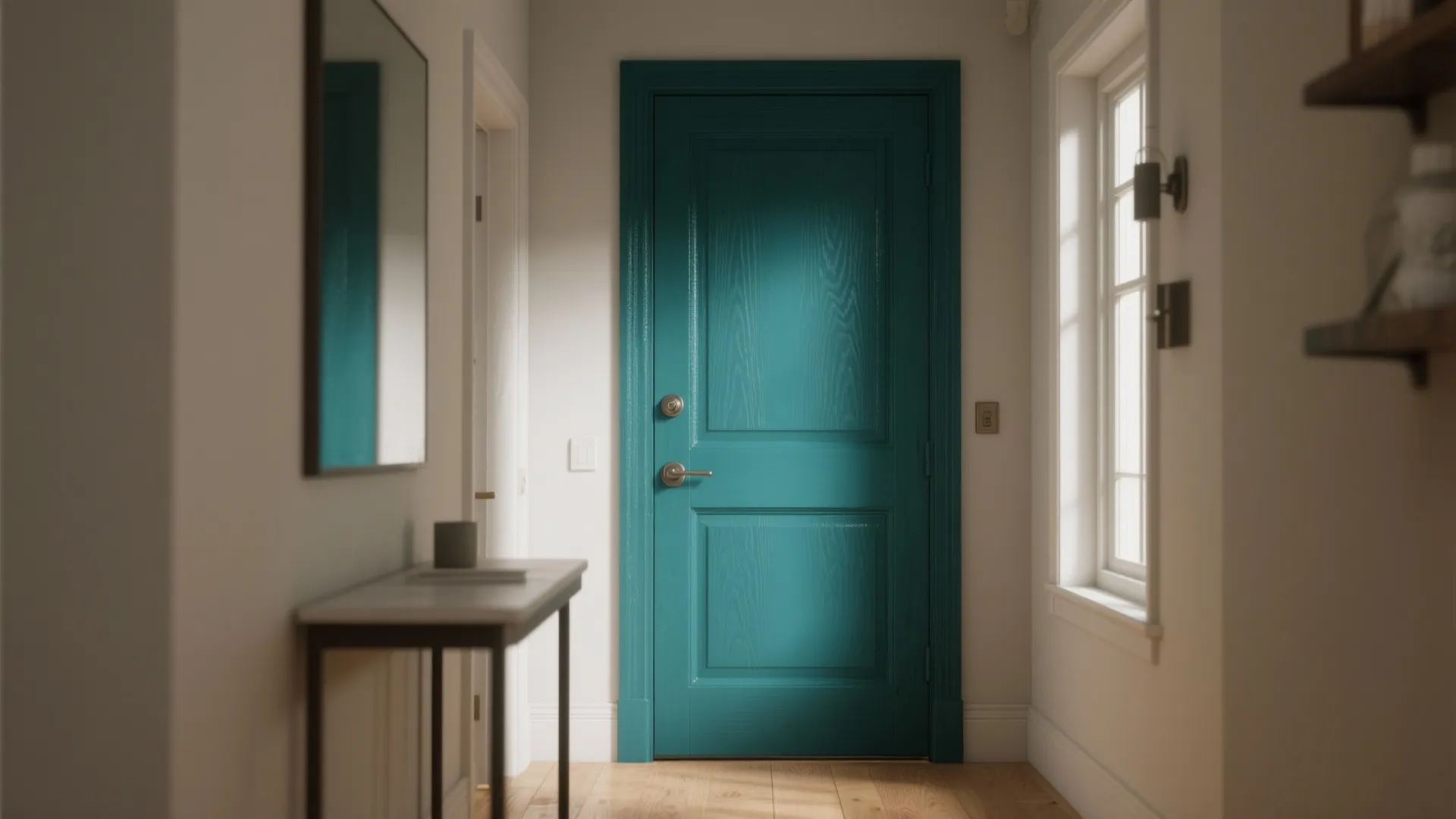 1. Make the Door the Focal Point with a Bold Color
