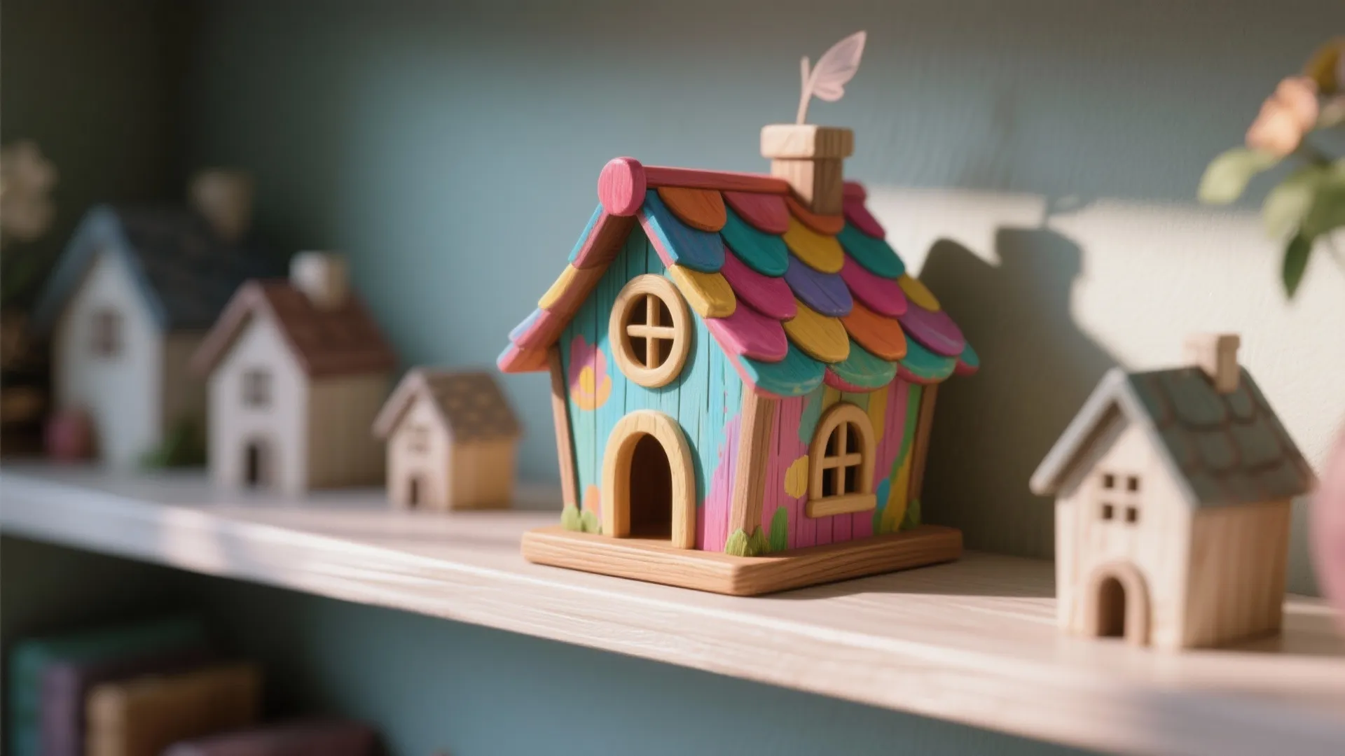 1. Pick one house as the focal piece