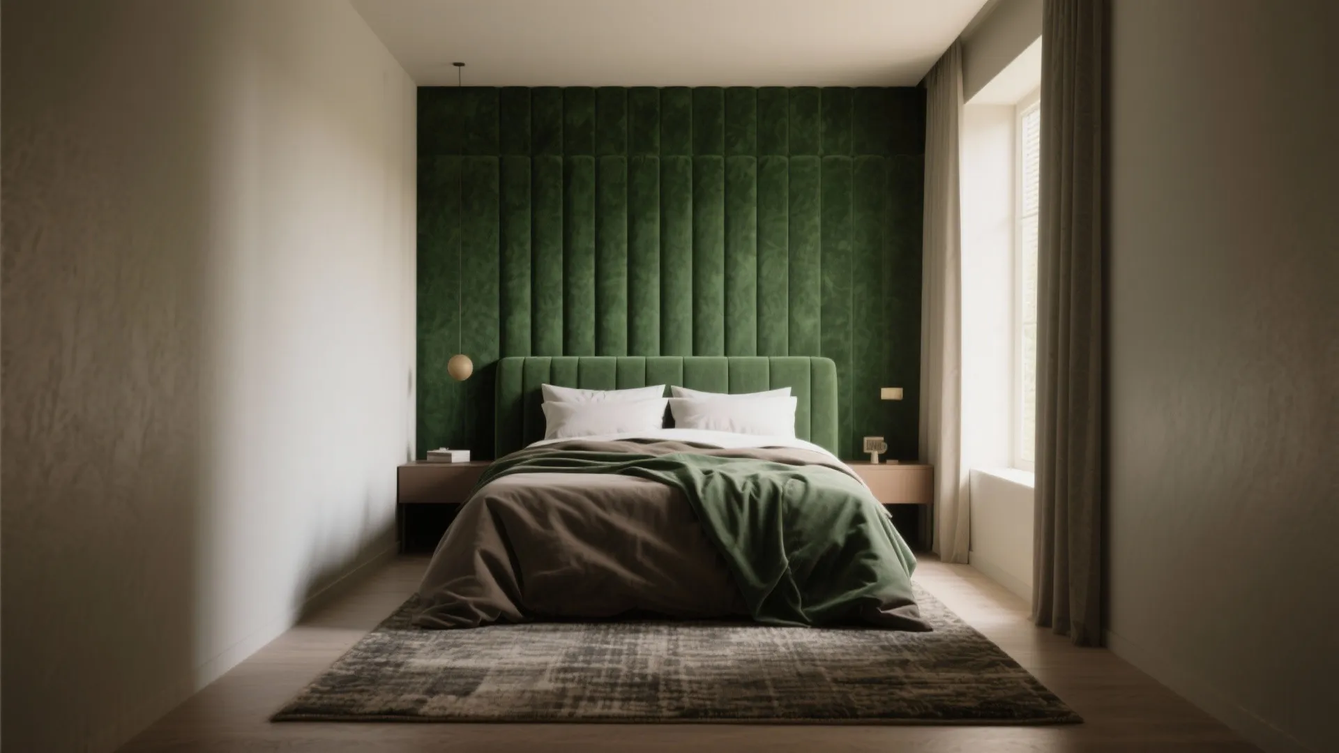 5. Create a single focal point with color and textiles