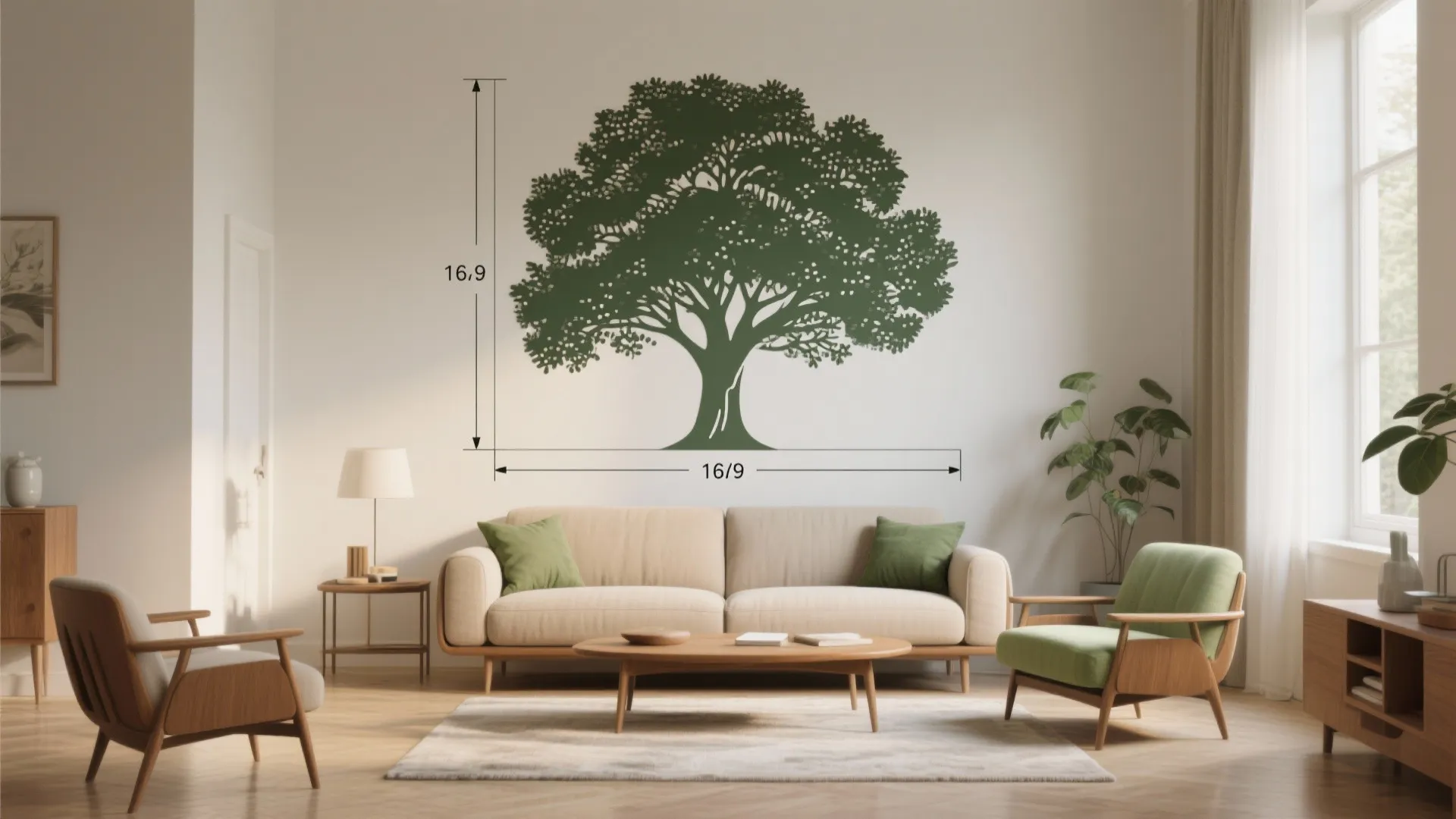 1. Oversized Focal Decal