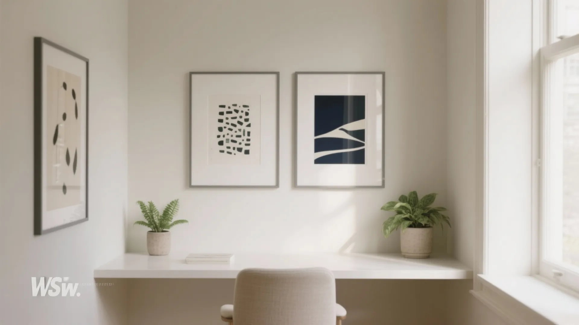 Idea 5: A personal focal wall with biophilic calm