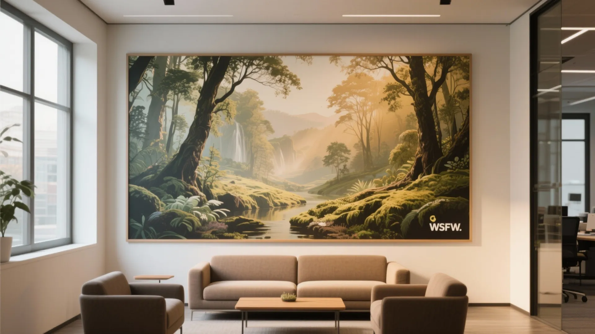 3. Create a Focal Wall with Art