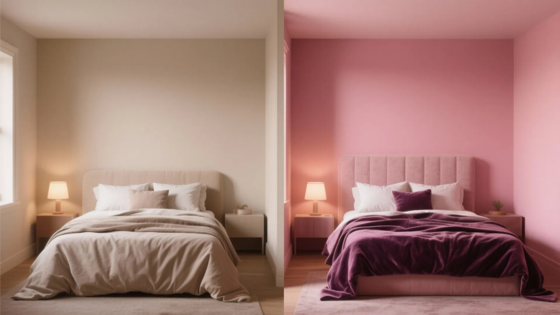 3. Intimate color palette and focal wall