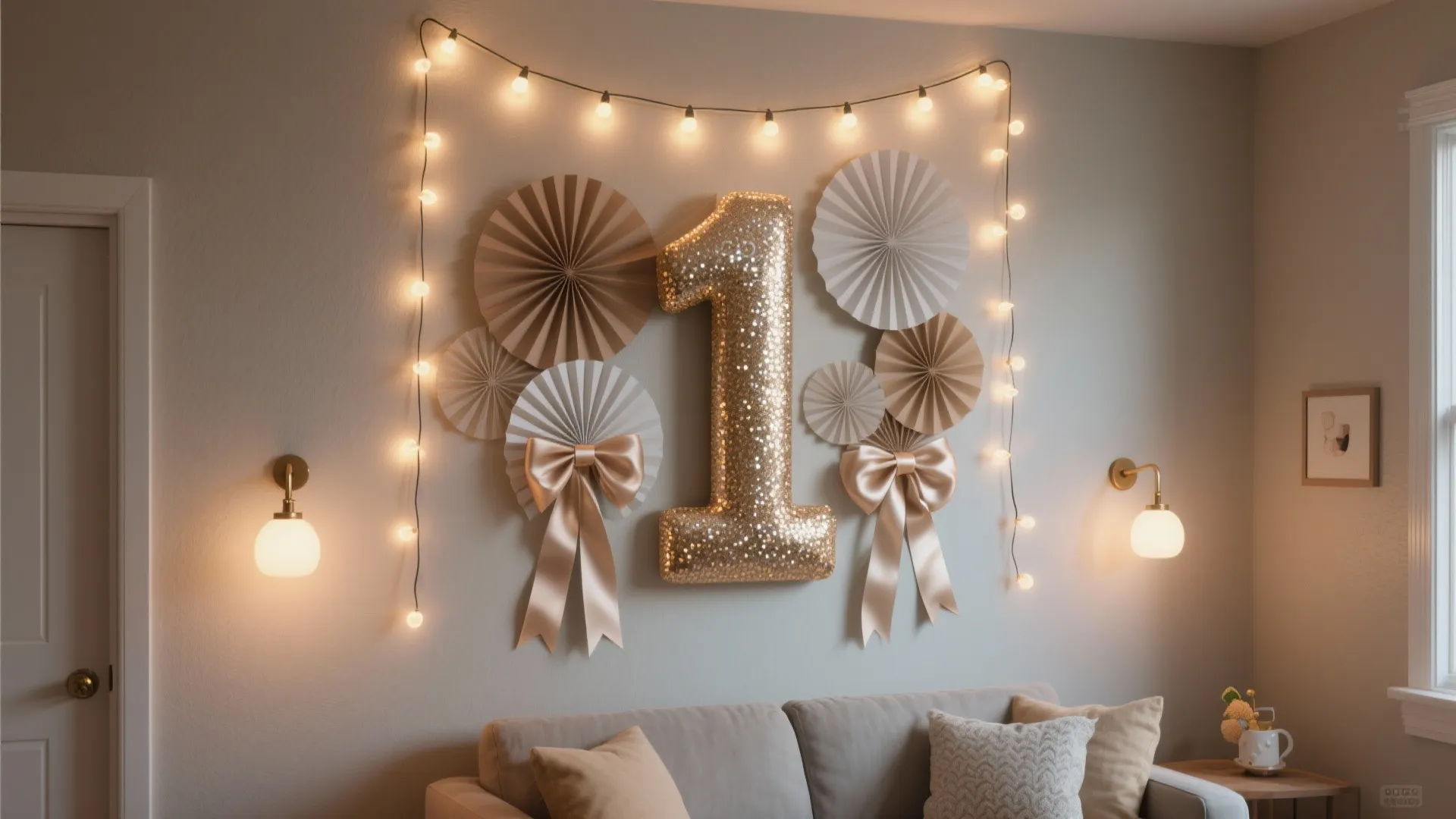 3) Number “1” Focal Wall: Big Impact, Tiny Budget