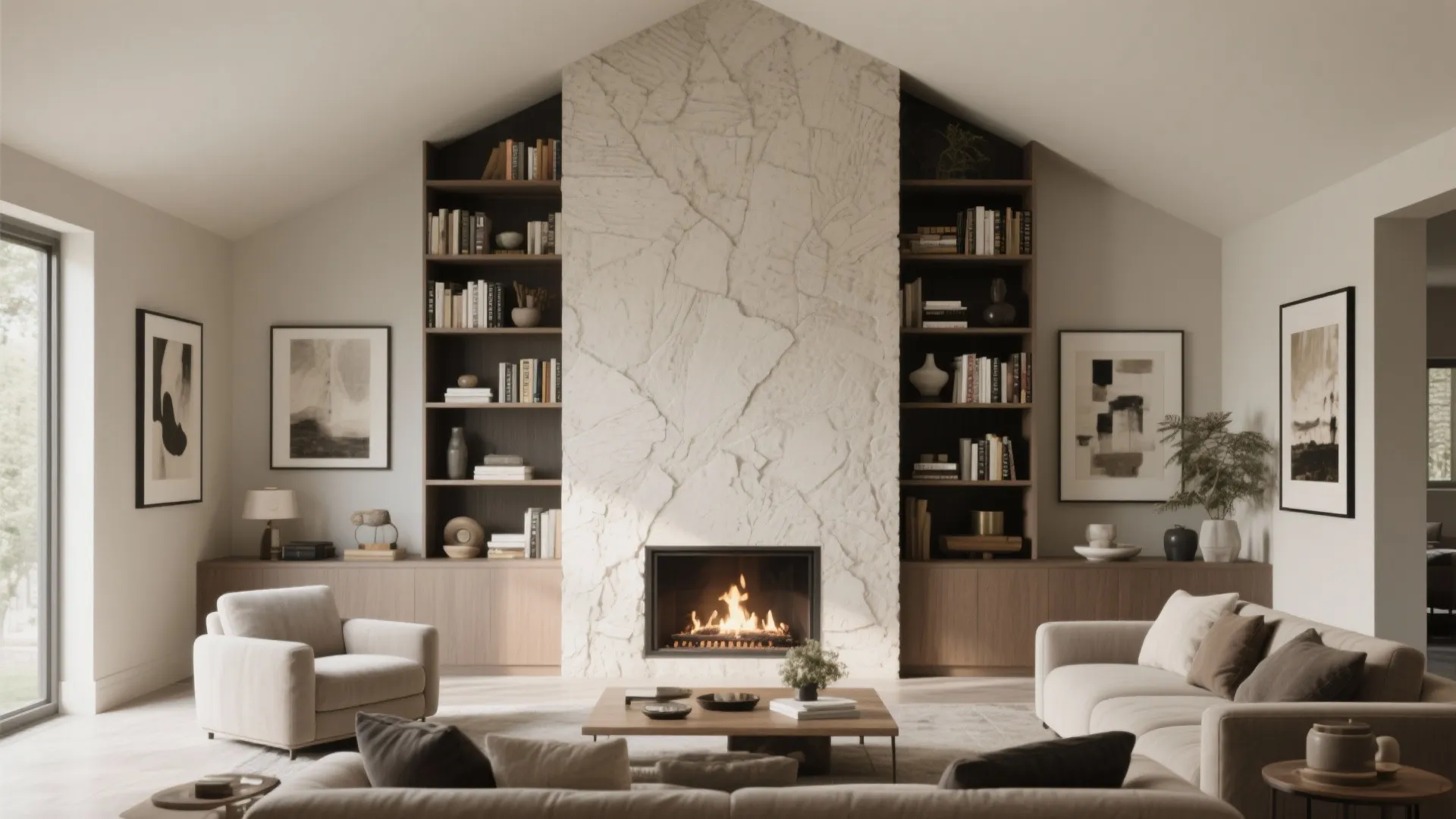 3. Create a focal wall at eye level