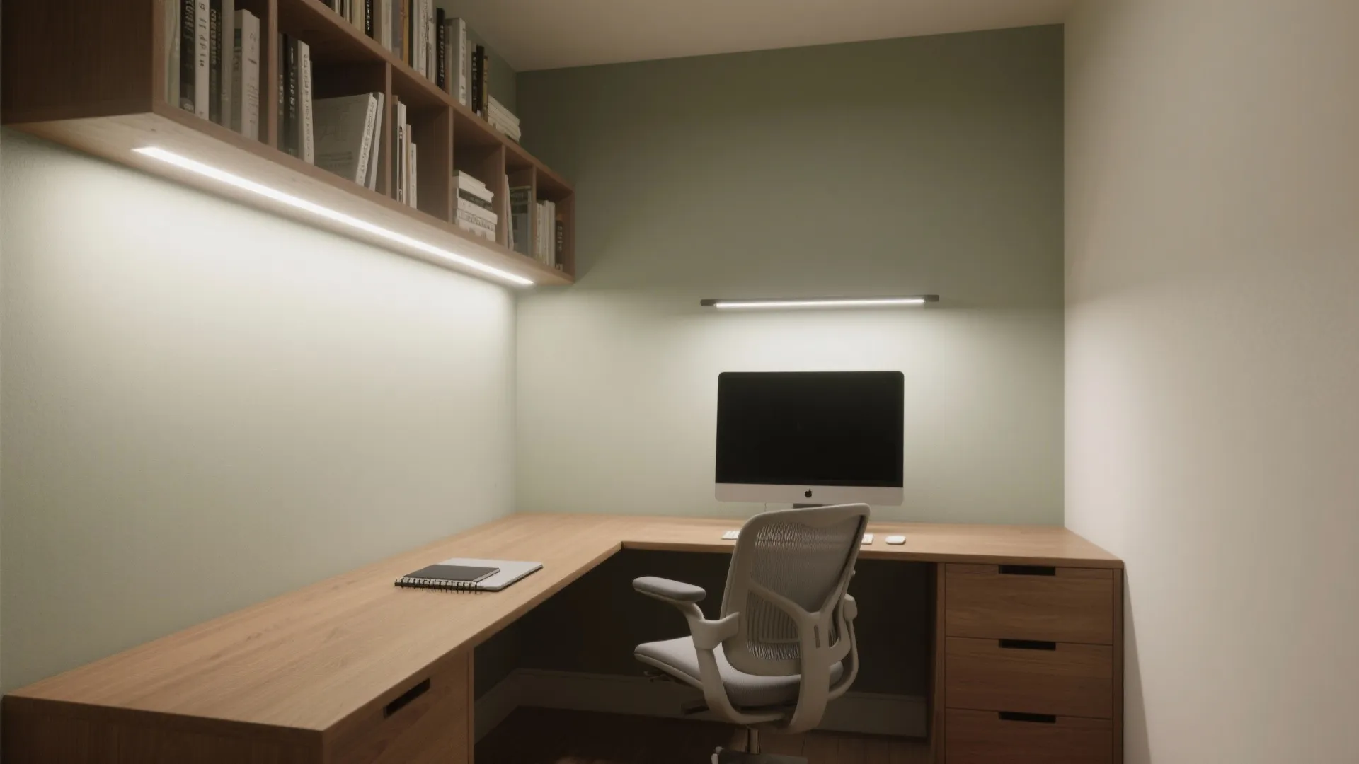 Layered Ceiling Lighting for Focused Study