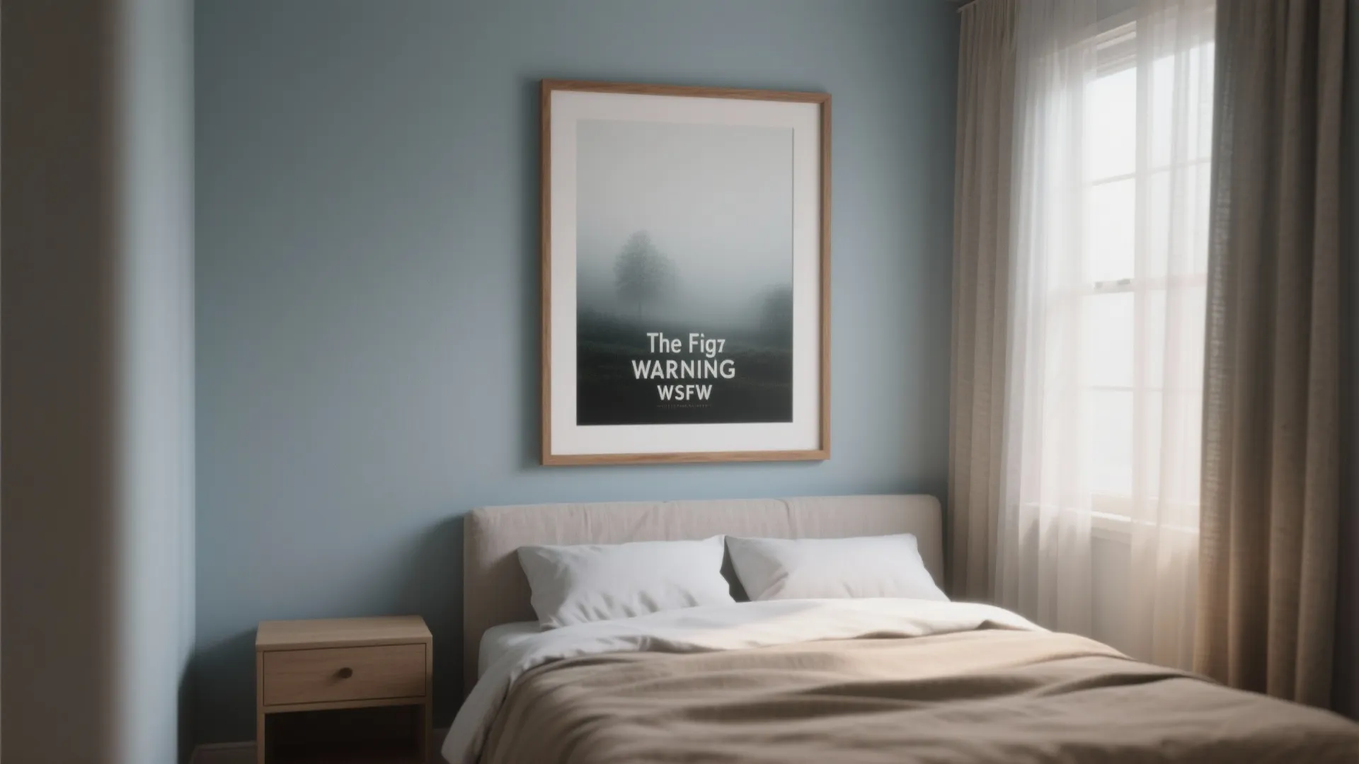 The Fog Warning — minimal frames and foggy palettes for bedrooms