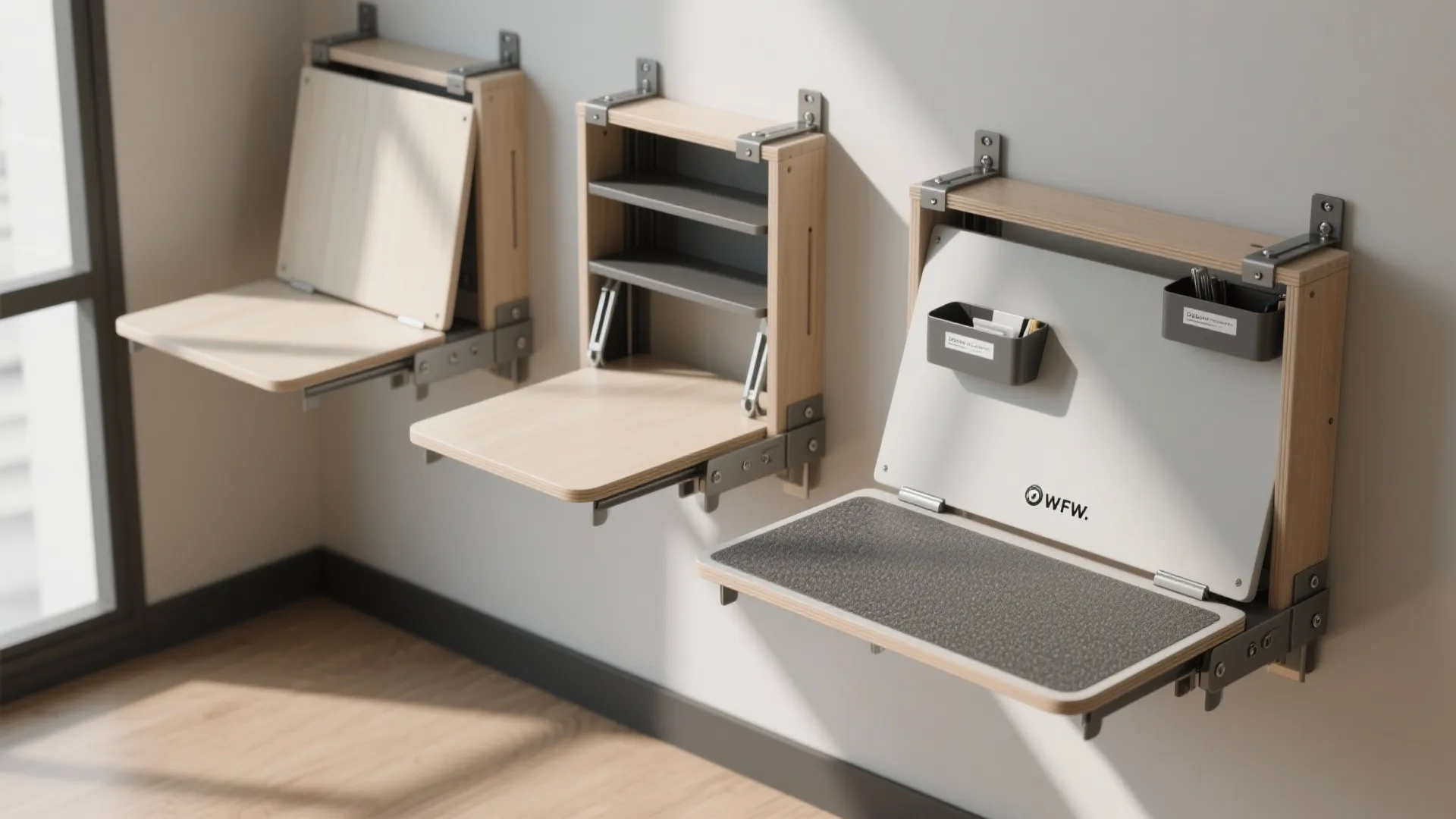 3. Fold-away Workstation