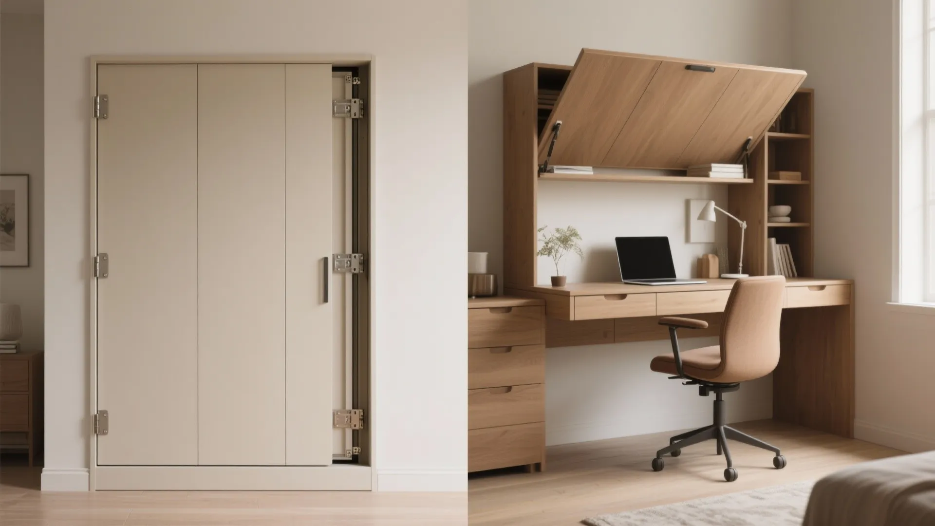 2. Fold-away and convertible furniture