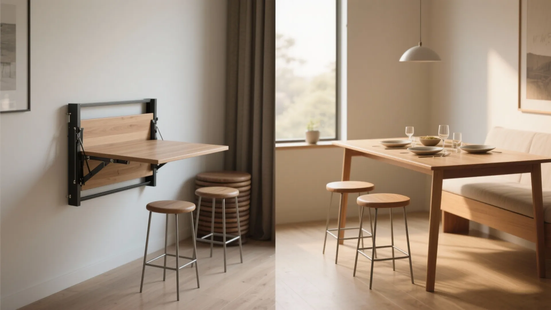 5. Fold-away and stackable seating for ultimate flexibility