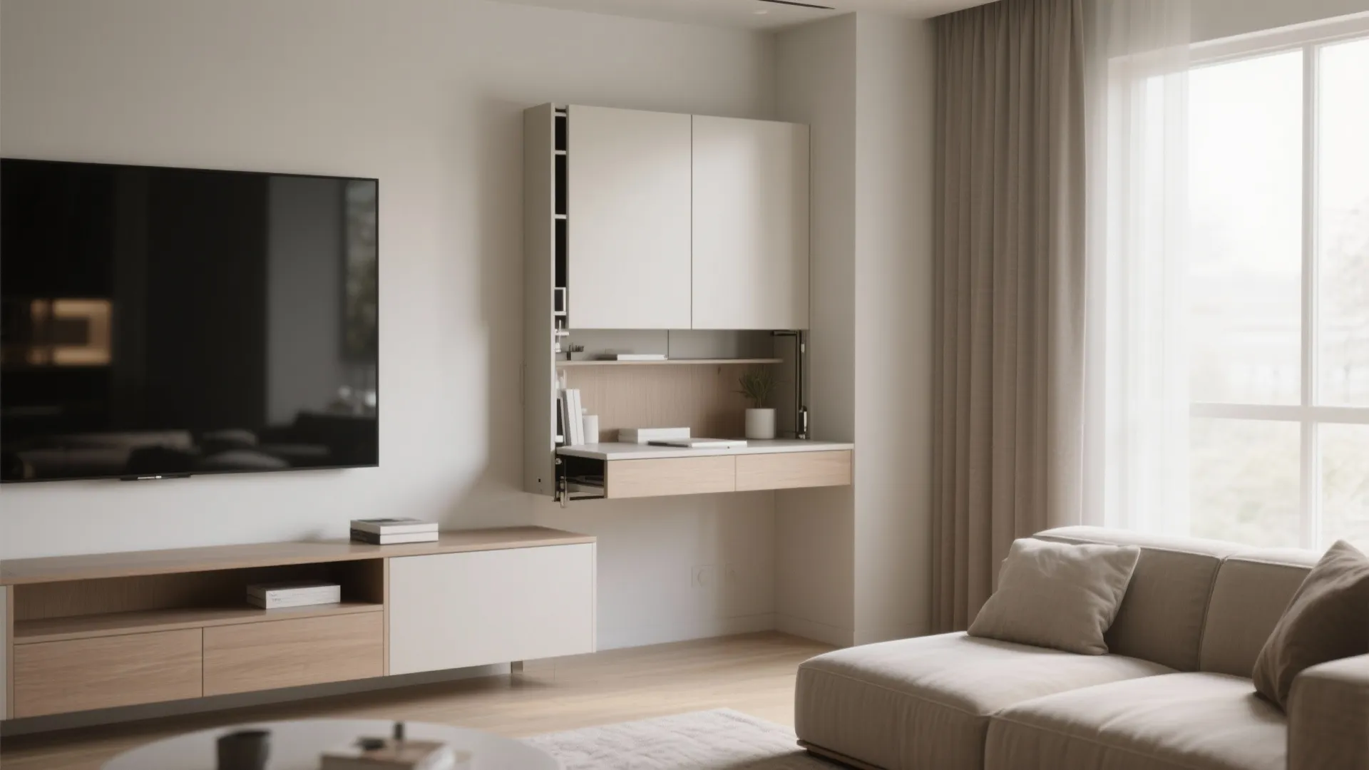 5. Fold-away Workstation