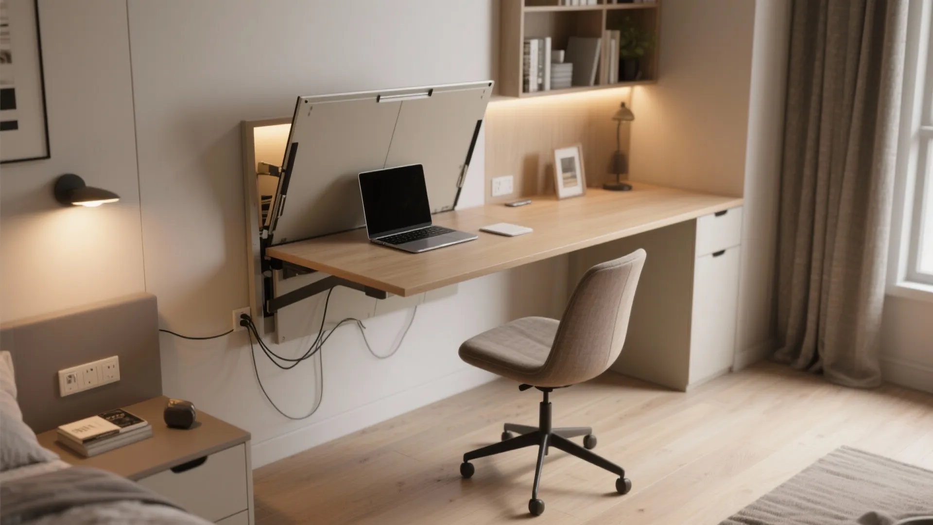 2. Fold-Away Office