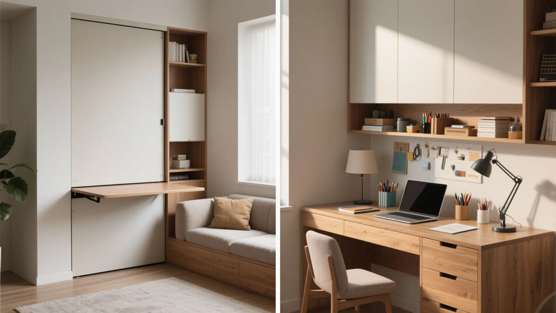 2. Embrace fold-away and dual-purpose pieces