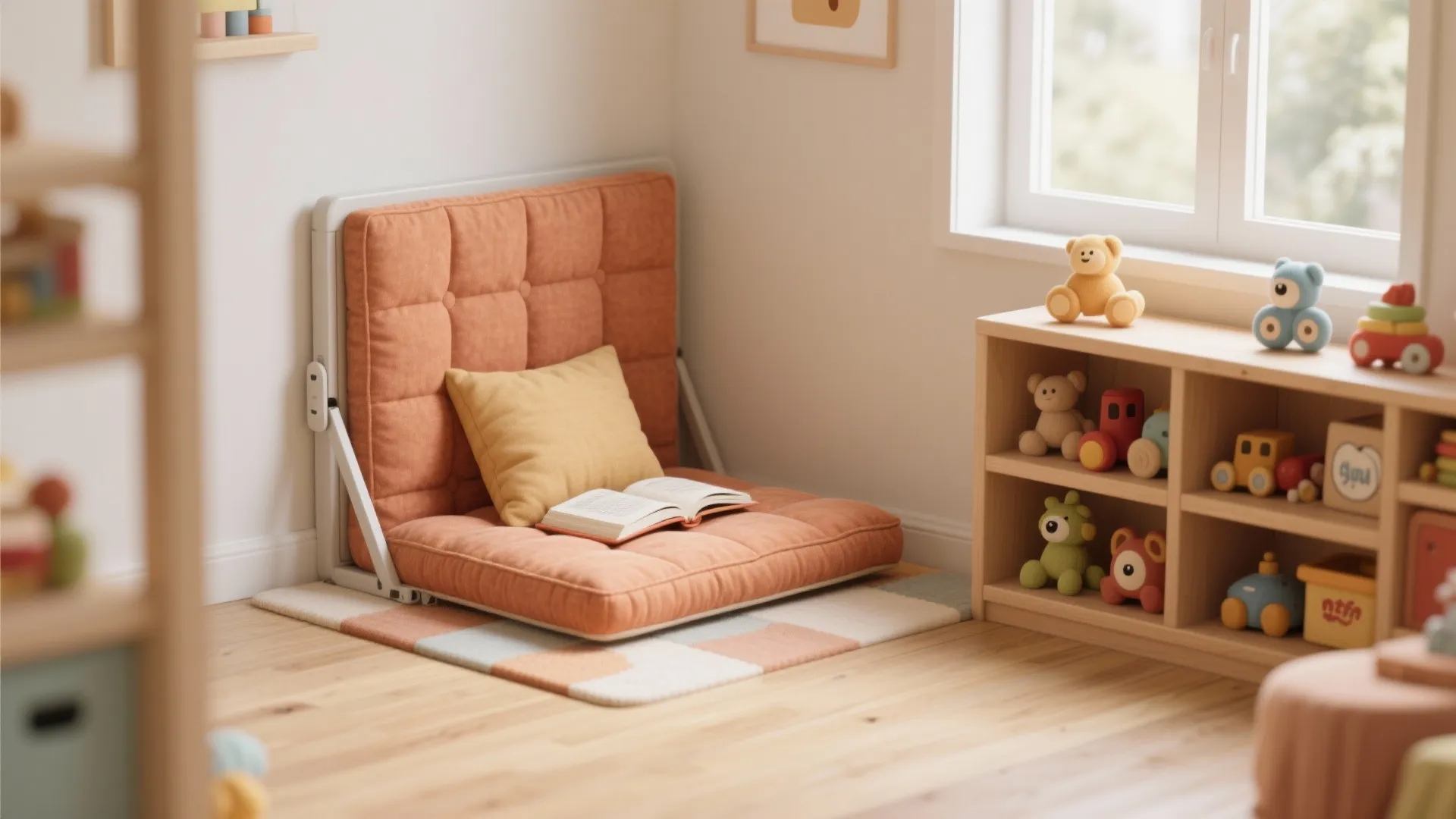 Fold-away reading nook
