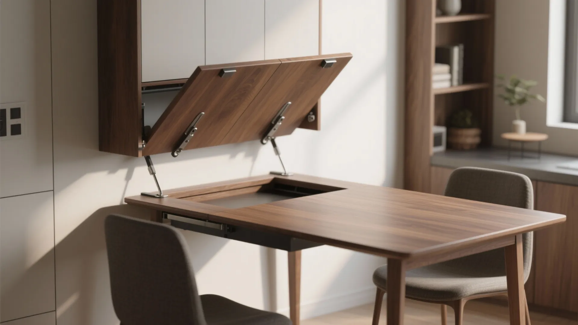 1. Fold-away tables and hidden leafs