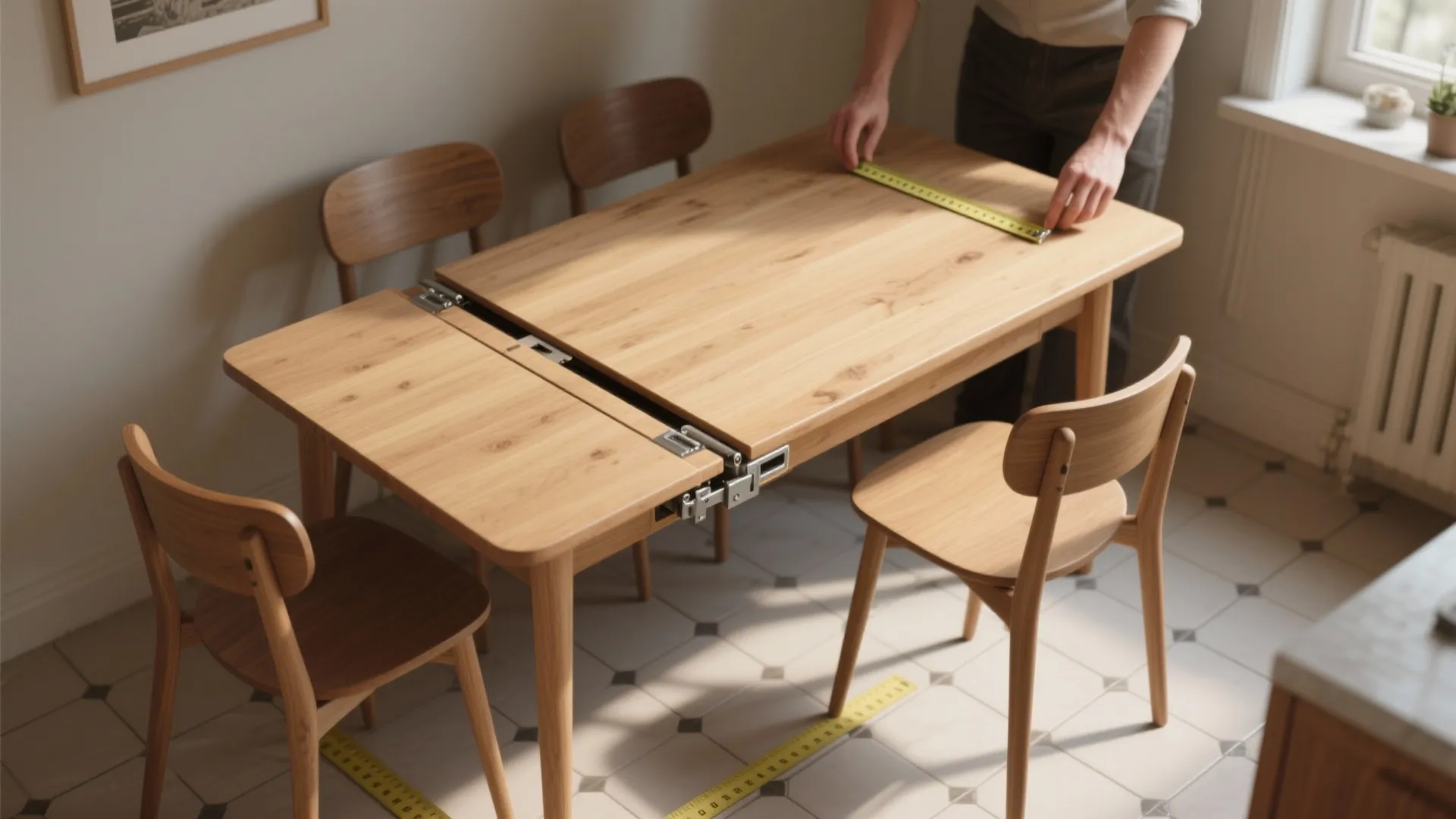 1. Fold-away or drop-leaf tables