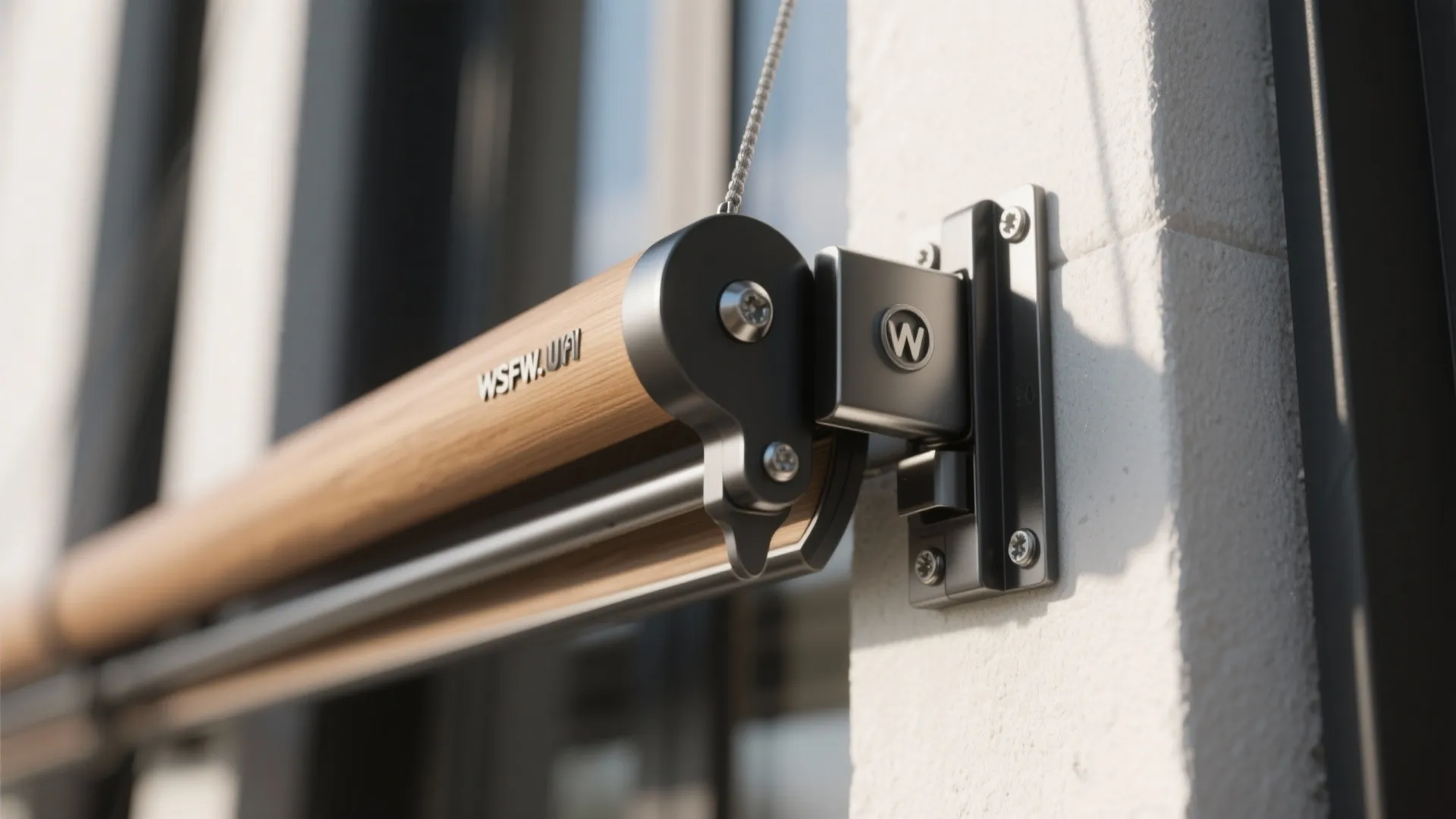 Idea 3: A fold-down wall bar to free the floor