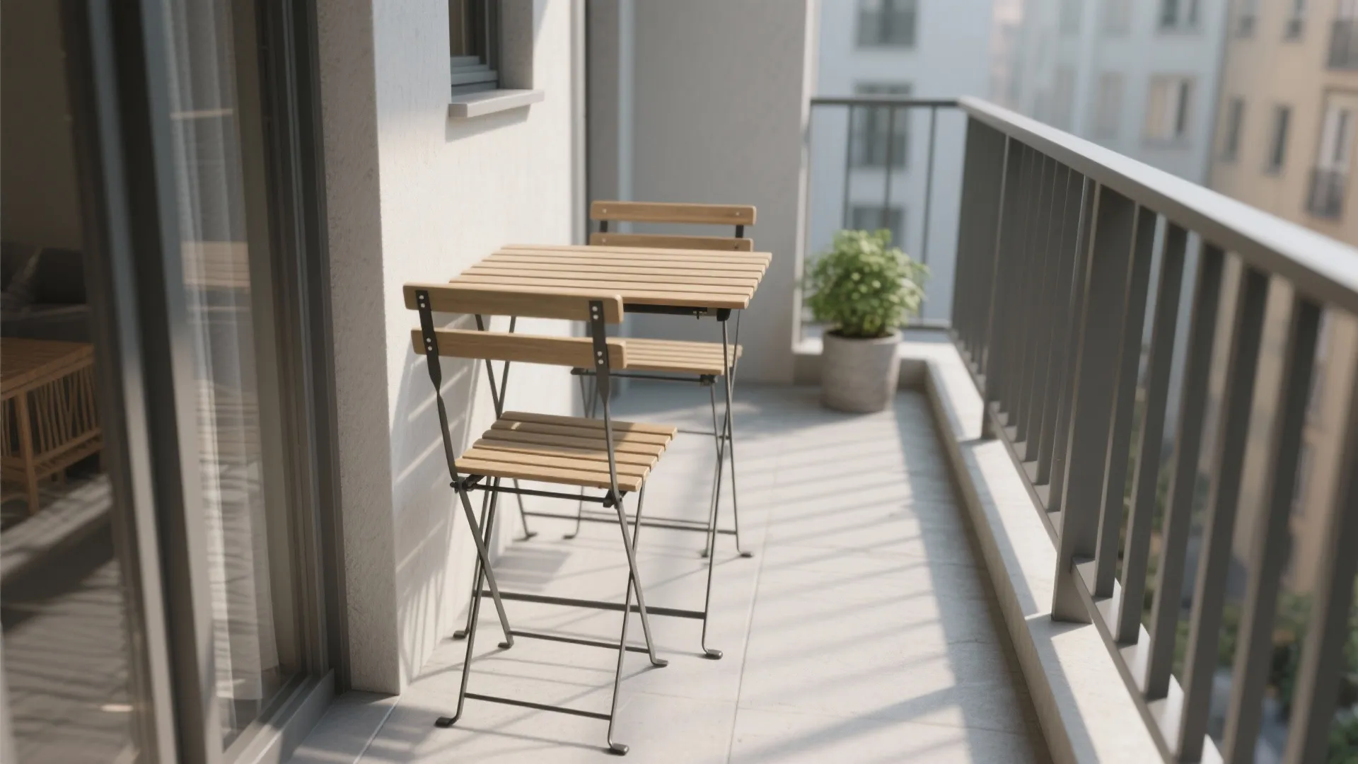 Foldable Bistro + Drop-Leaf Table