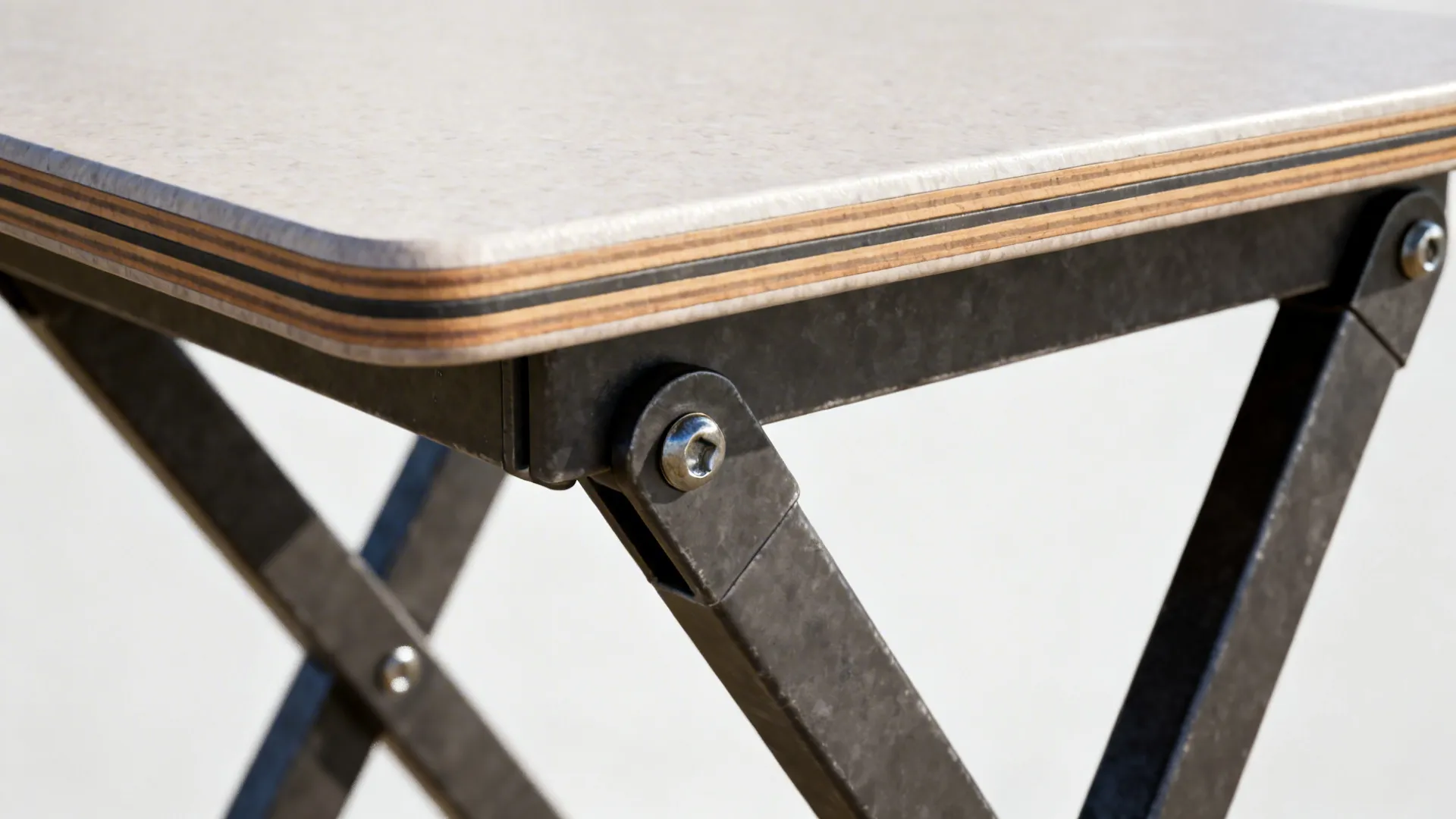 Fold-Down Table with Storage Wall