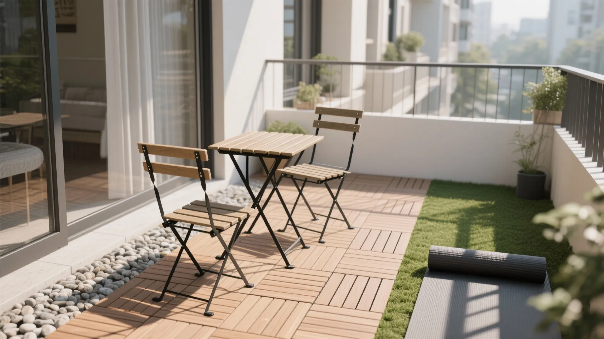 Foldable Furniture + Deck Tiles
