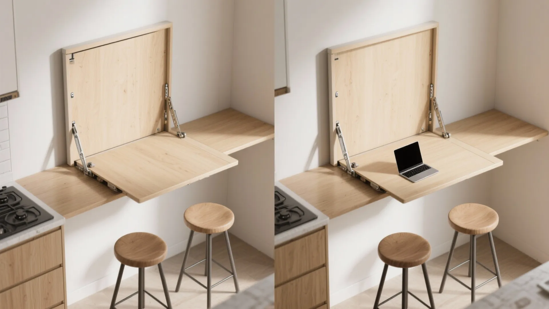 2. Fold‑Down Drop‑Leaf Bar