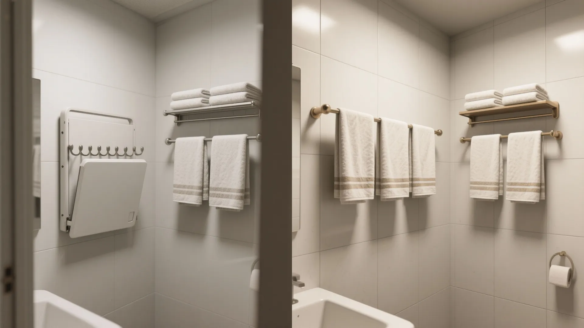 3. Fold-down Hook Bars for Flexibility