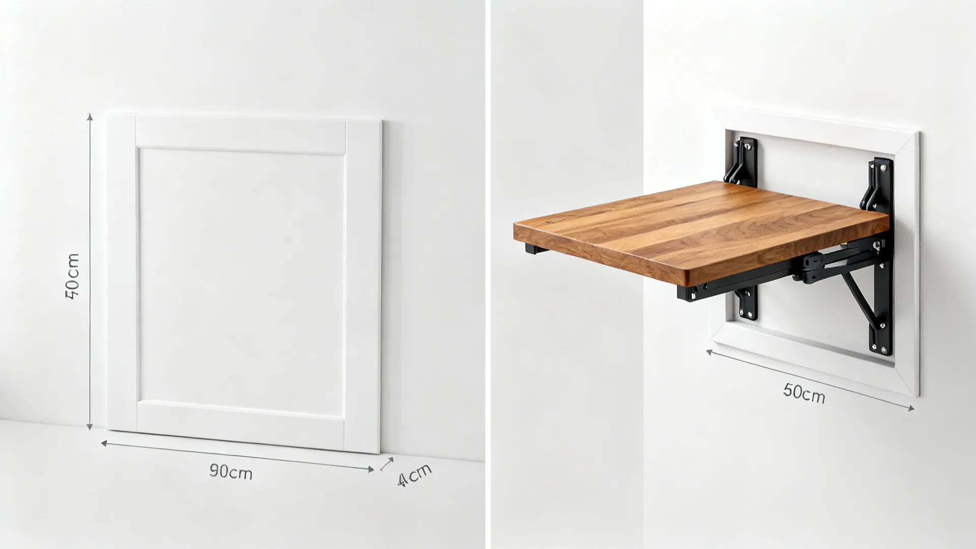 Multi-function islands and fold-down surfaces