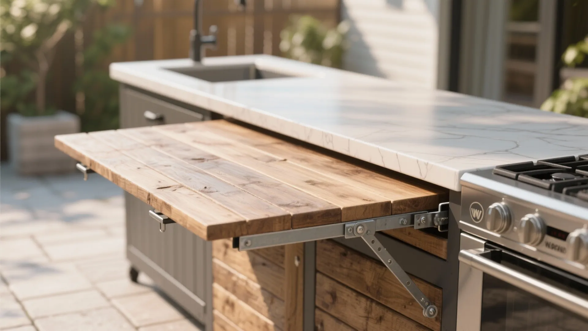 1. Fold-Down Countertops