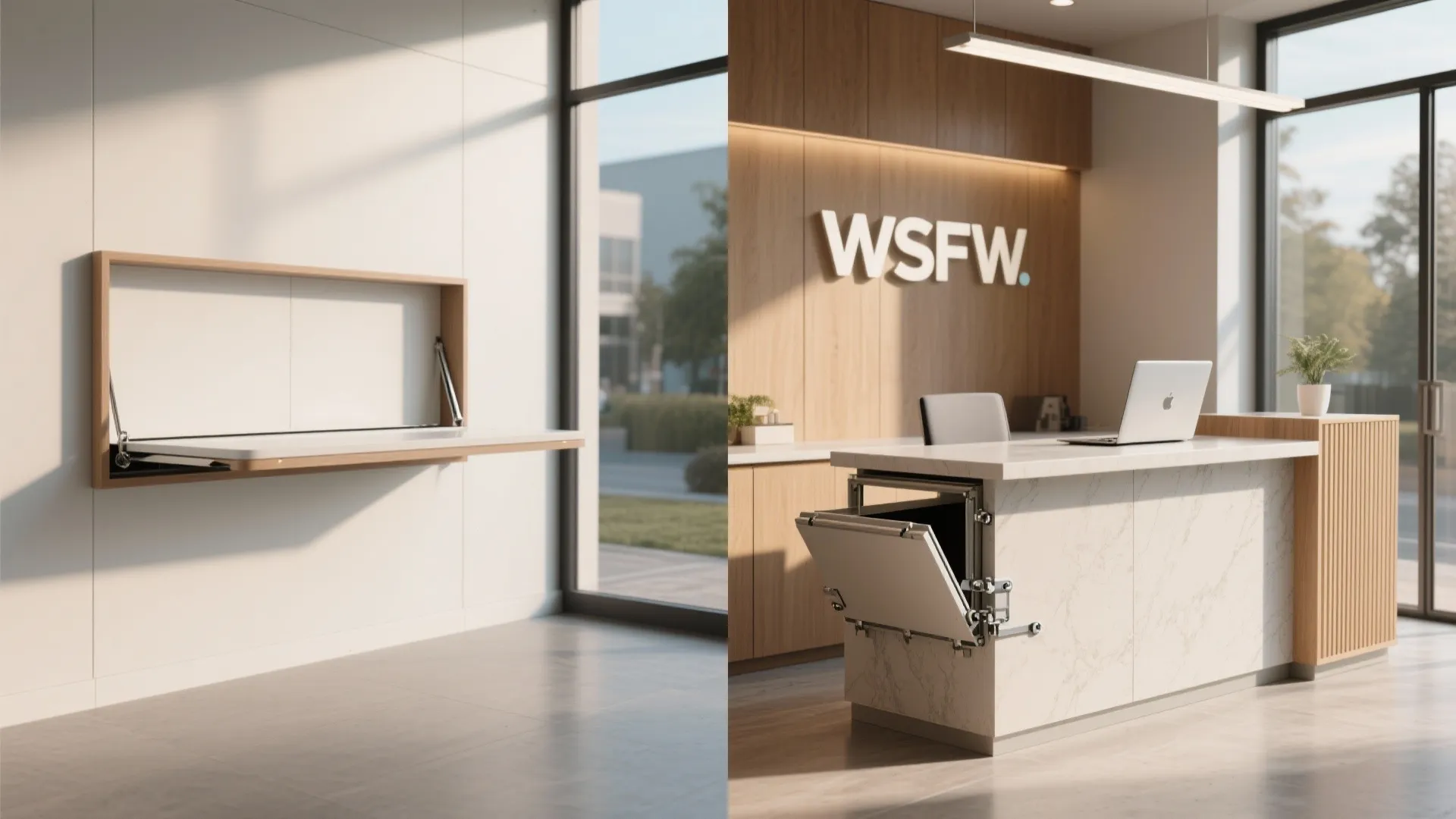 4. Fold-Down Counter for Flexible Interactions