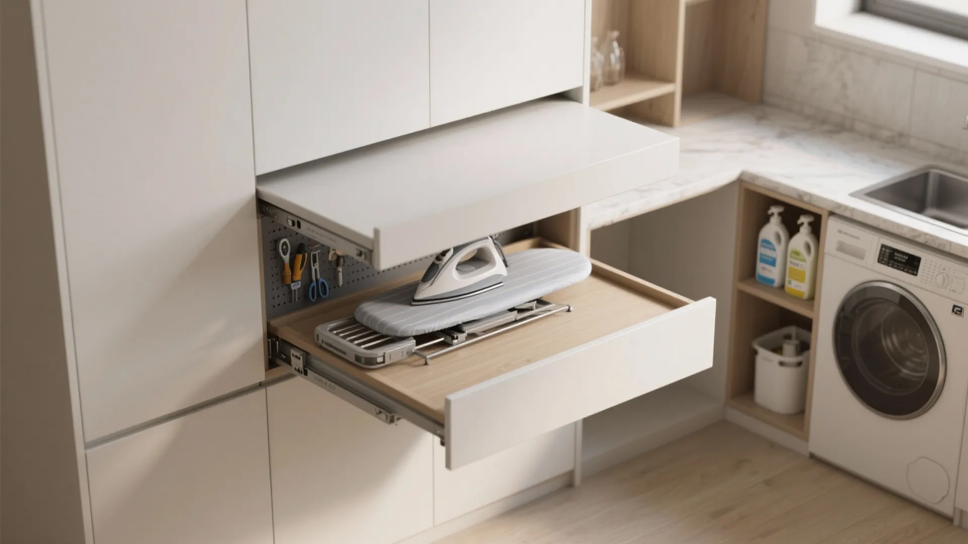 3. Fold-and-Fly: Drop-Down Counters and Hidden Ironing