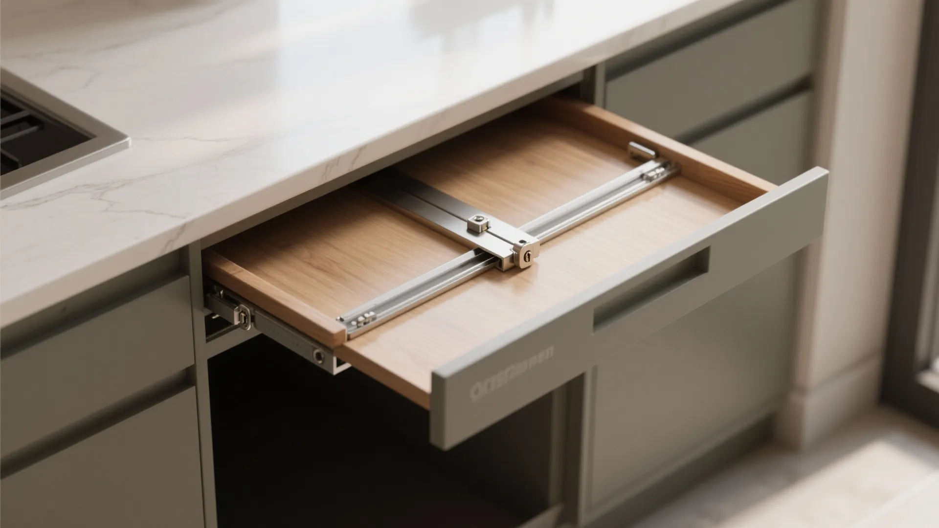 4. Fold-Down Counter That Doubles as Prep Space