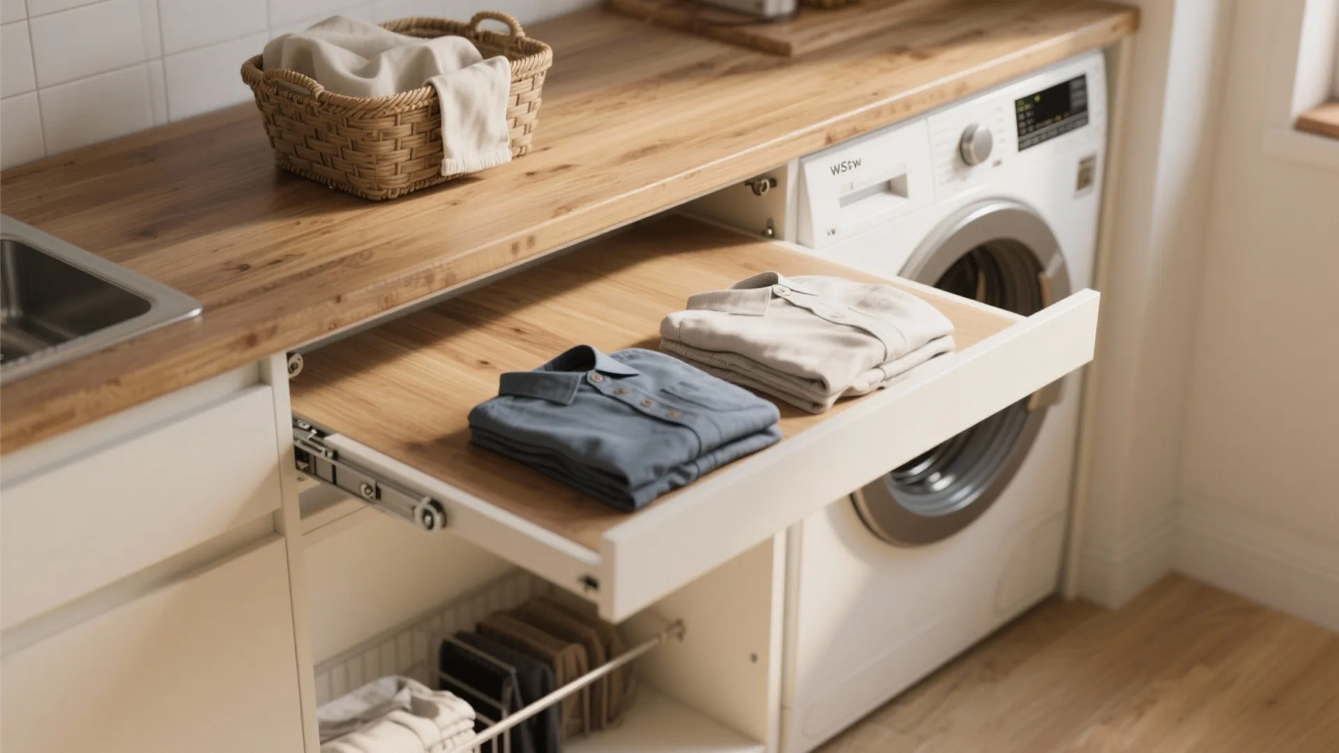 2. Fold-Out Surfaces: Instant Folding Station