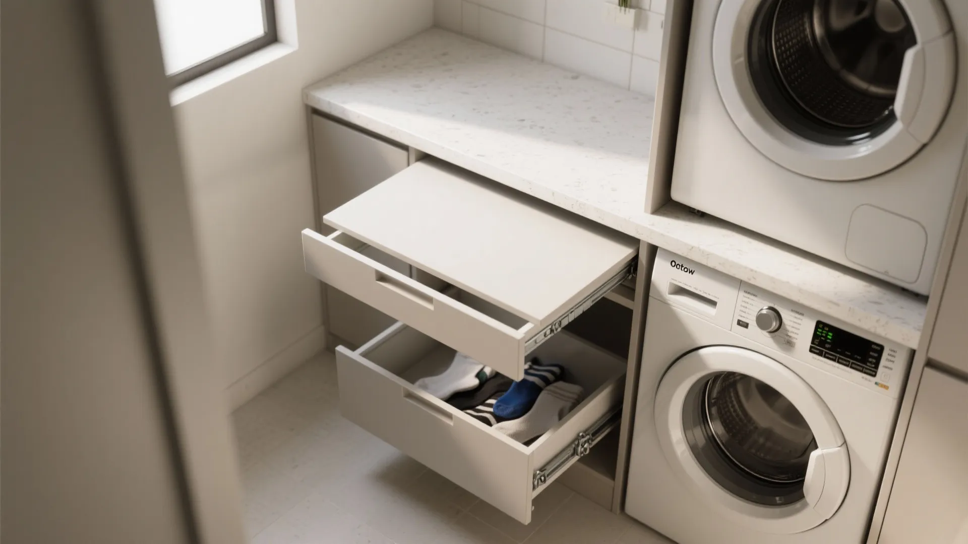 2. Fold-Down Surfaces and Hidden Counters