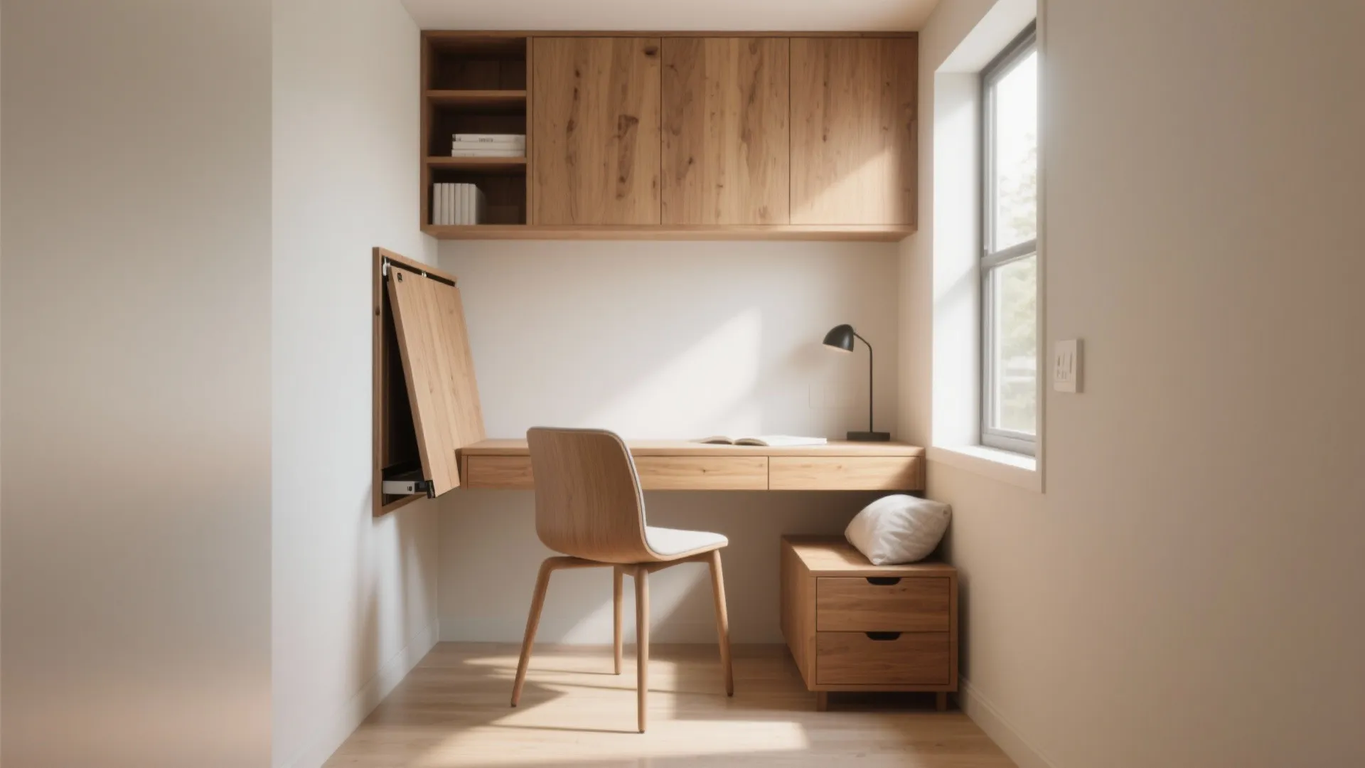 6. Fold-down Wall Desk