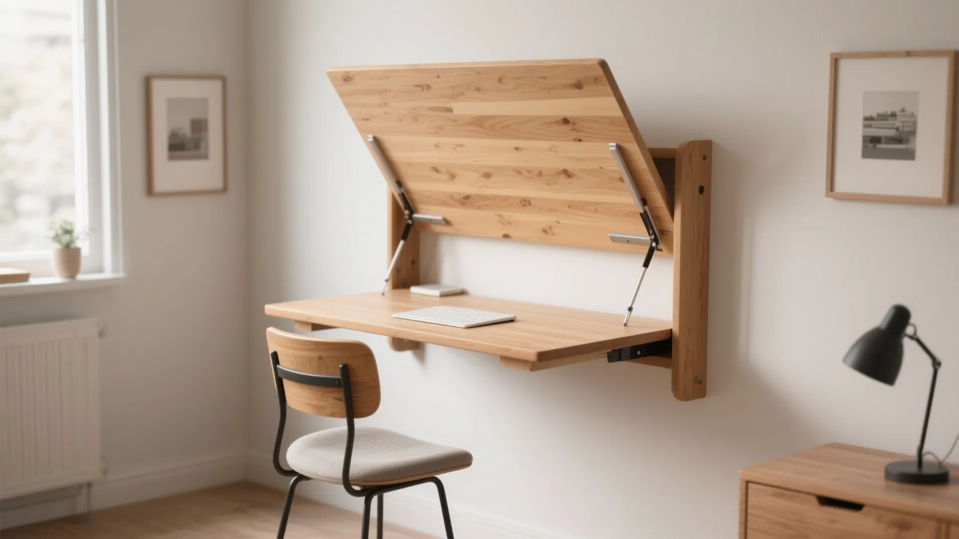 6. Fold-Down Work Surfaces